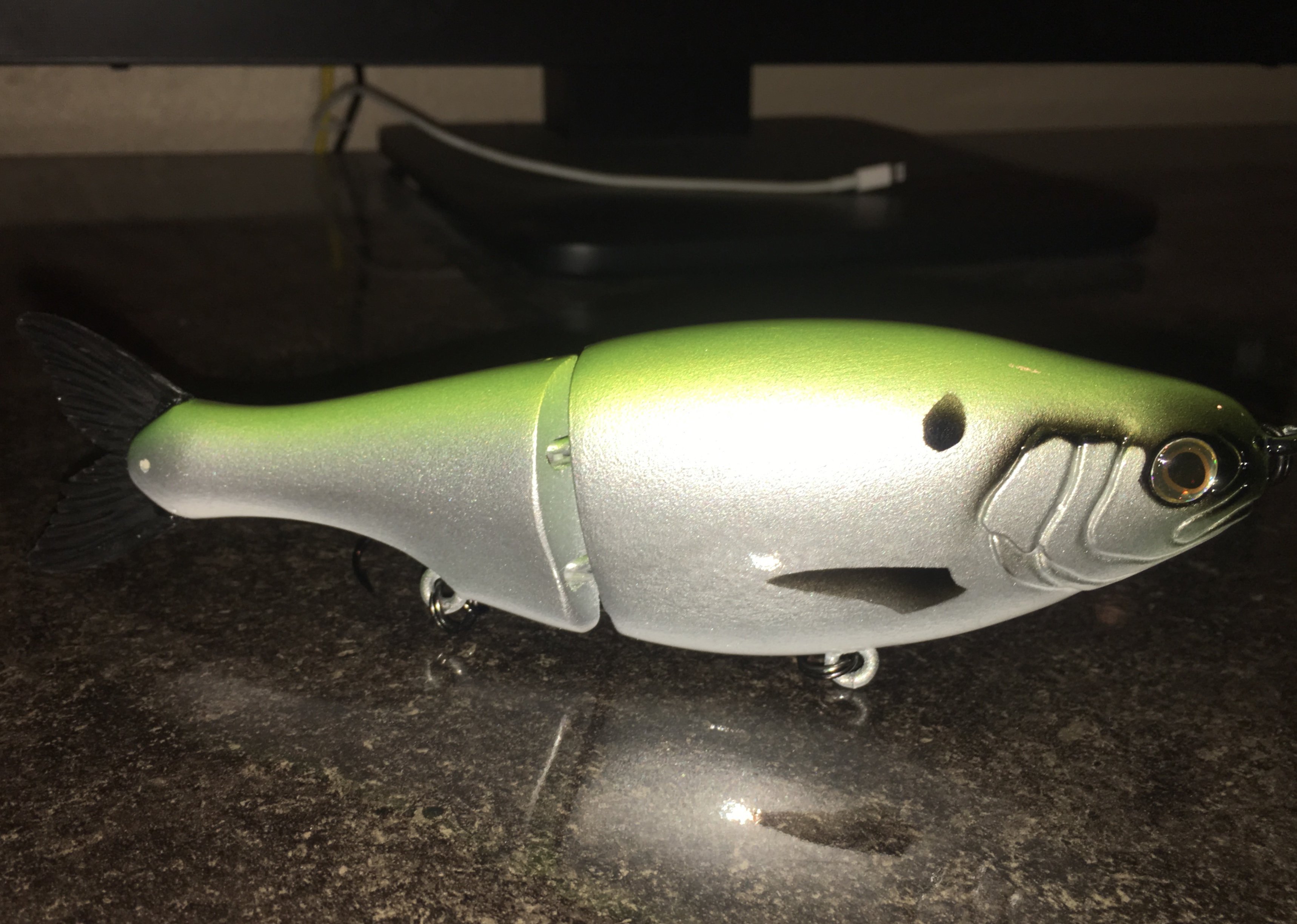 chartreuse swimbait