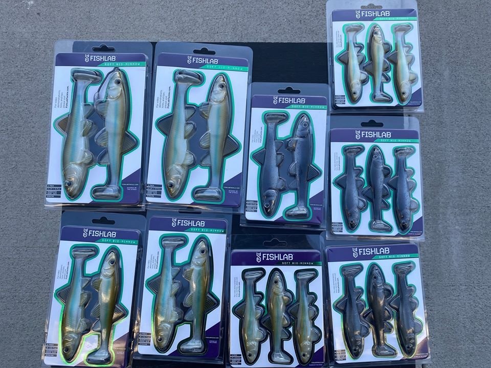 Fish Lab Bio Minnow Weedless Swimbaits (LOT) - For Sale - Sell or