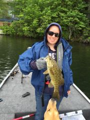 The wife's PB smallie