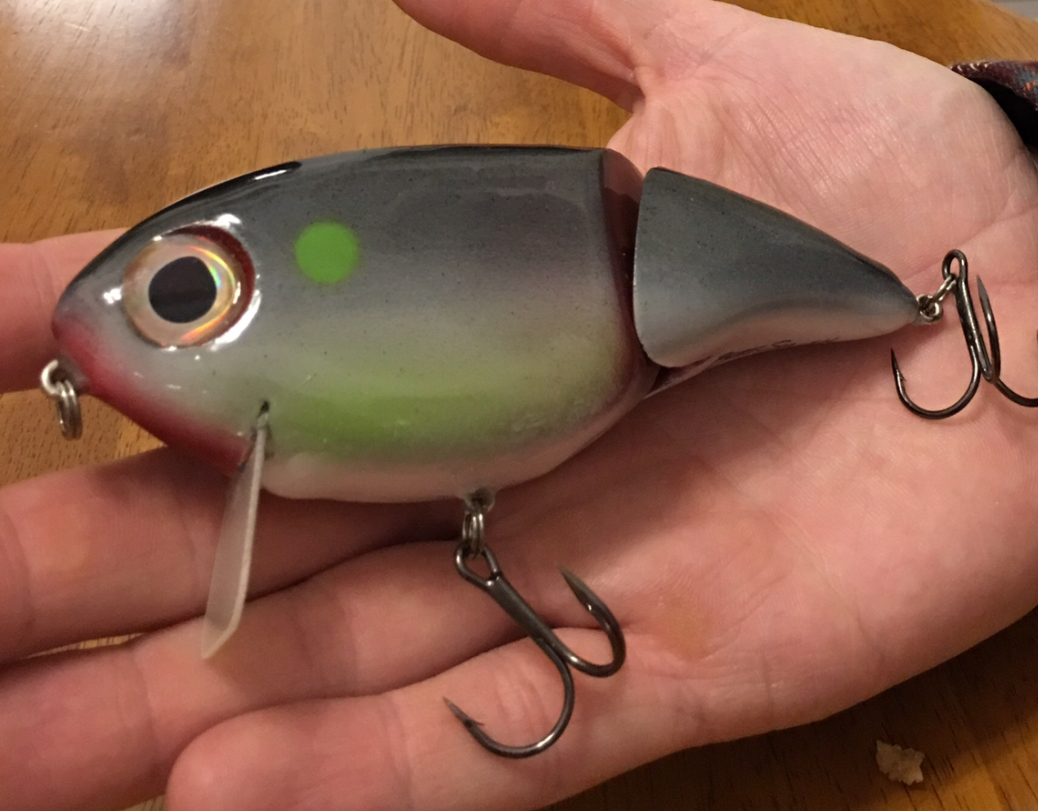 New lure made out of bass wood
