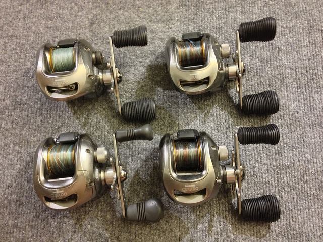 REELS FOR SALE: Shimano Curado 301 DSV (original grey / lefty) - Black  Market - Swimbait Underground