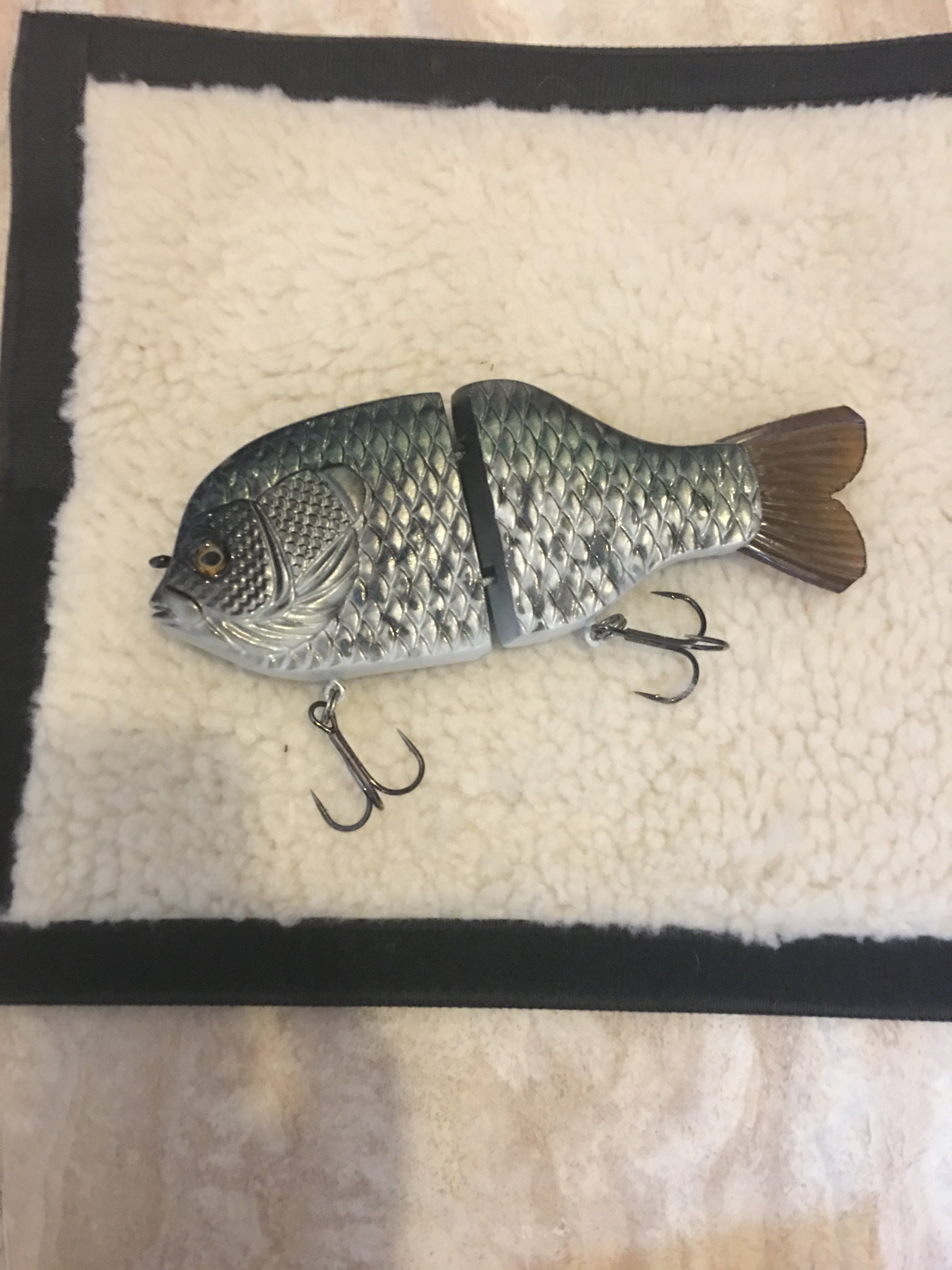 Hiroshima 11 inch Trout and Godzilla - Black Market - Swimbait Underground