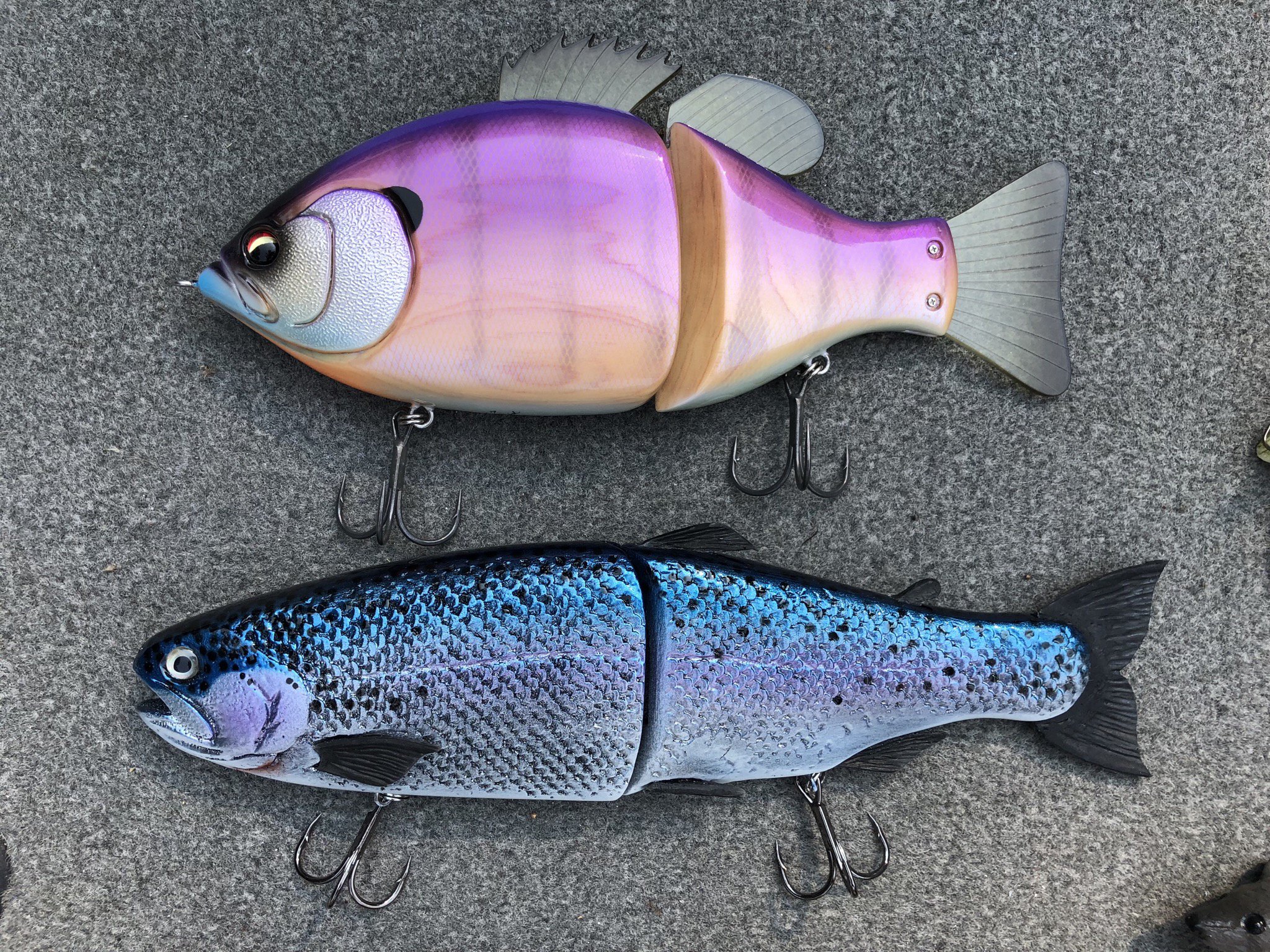 Krroriginal & hinkle trout - Black Market - Swimbait Underground