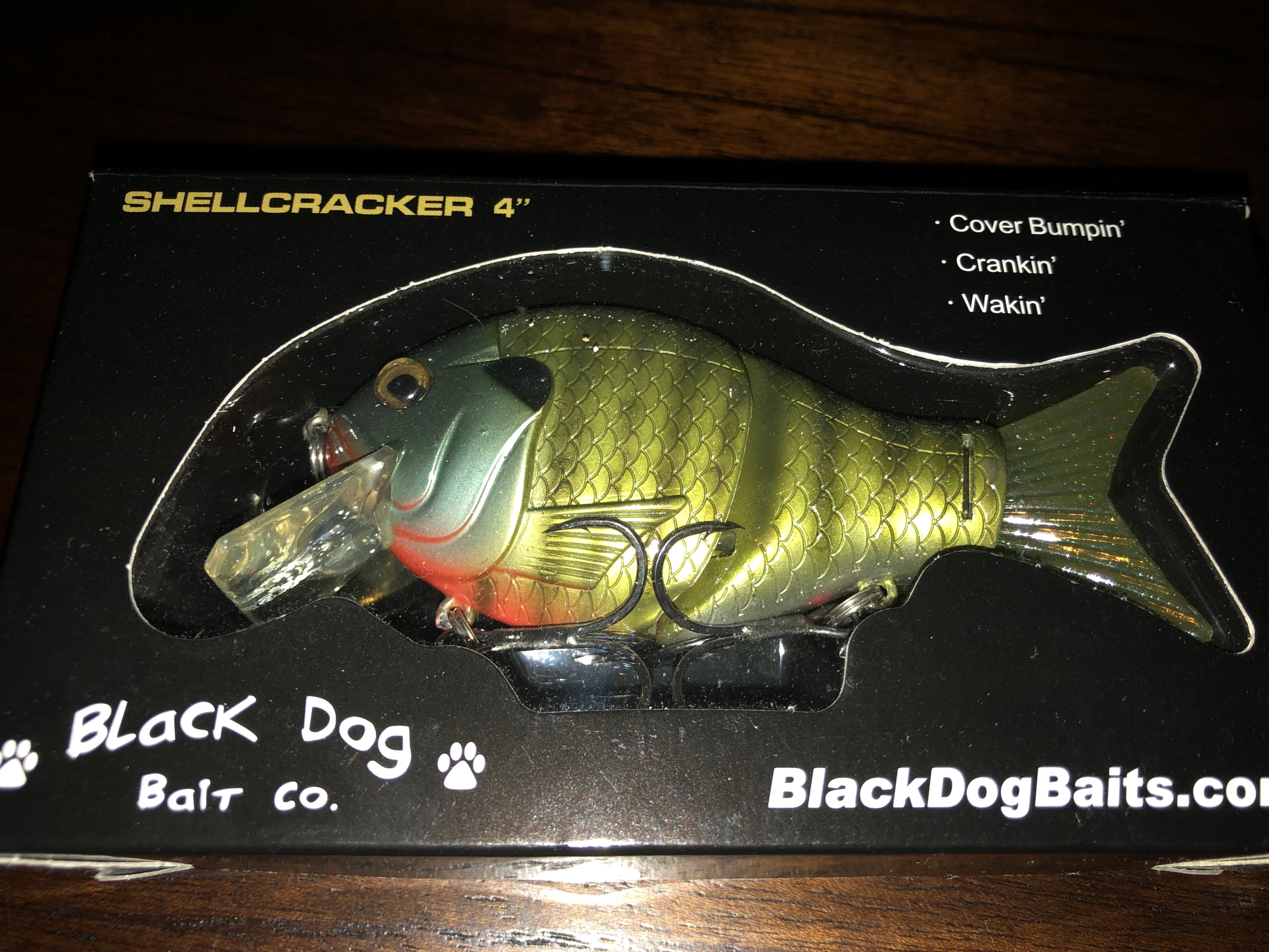 Black Dog Baits Co G2 shellcracker - Black Market - Swimbait