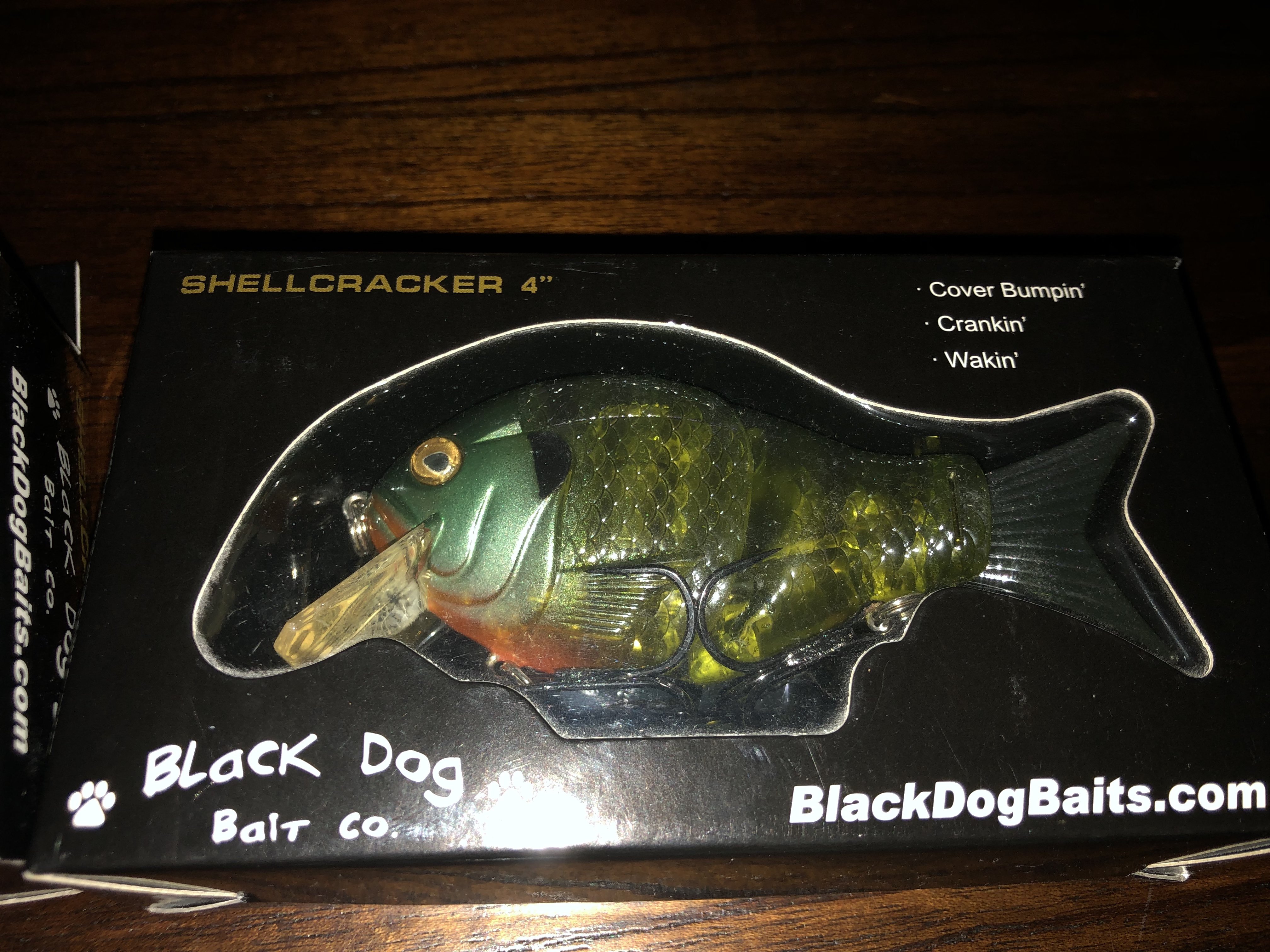 Black Dog Baits Co G2 shellcracker - Black Market - Swimbait Underground