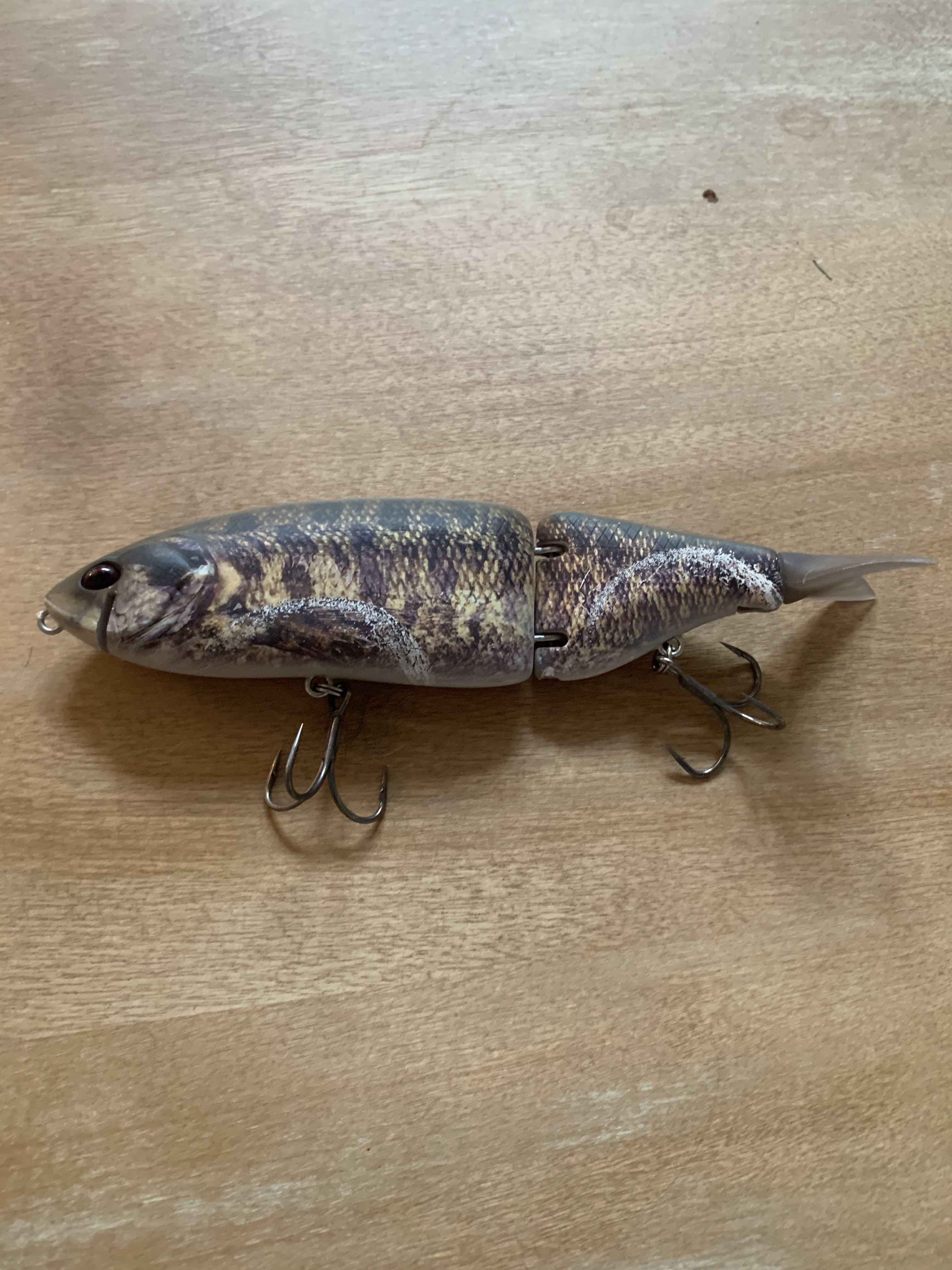 Tiny Klash custom paint - Black Market - Swimbait Underground