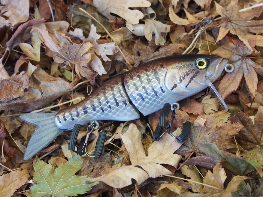 My 1st swimbait - out of the first dozen blanks I've painted, I've