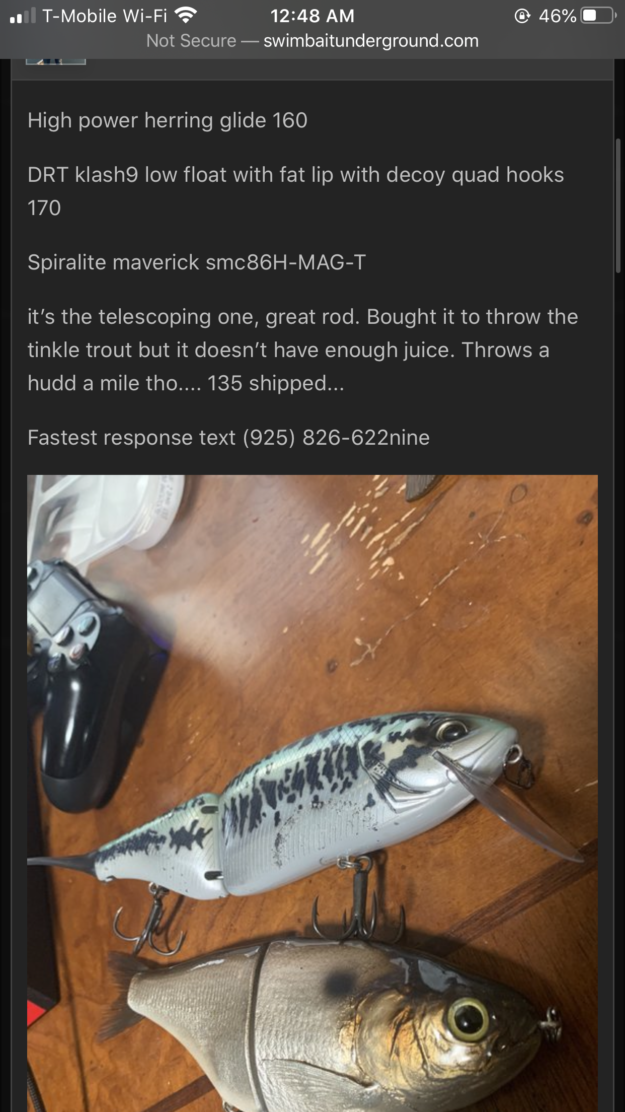 Drt klash 9 hi float - Black Market - Swimbait Underground