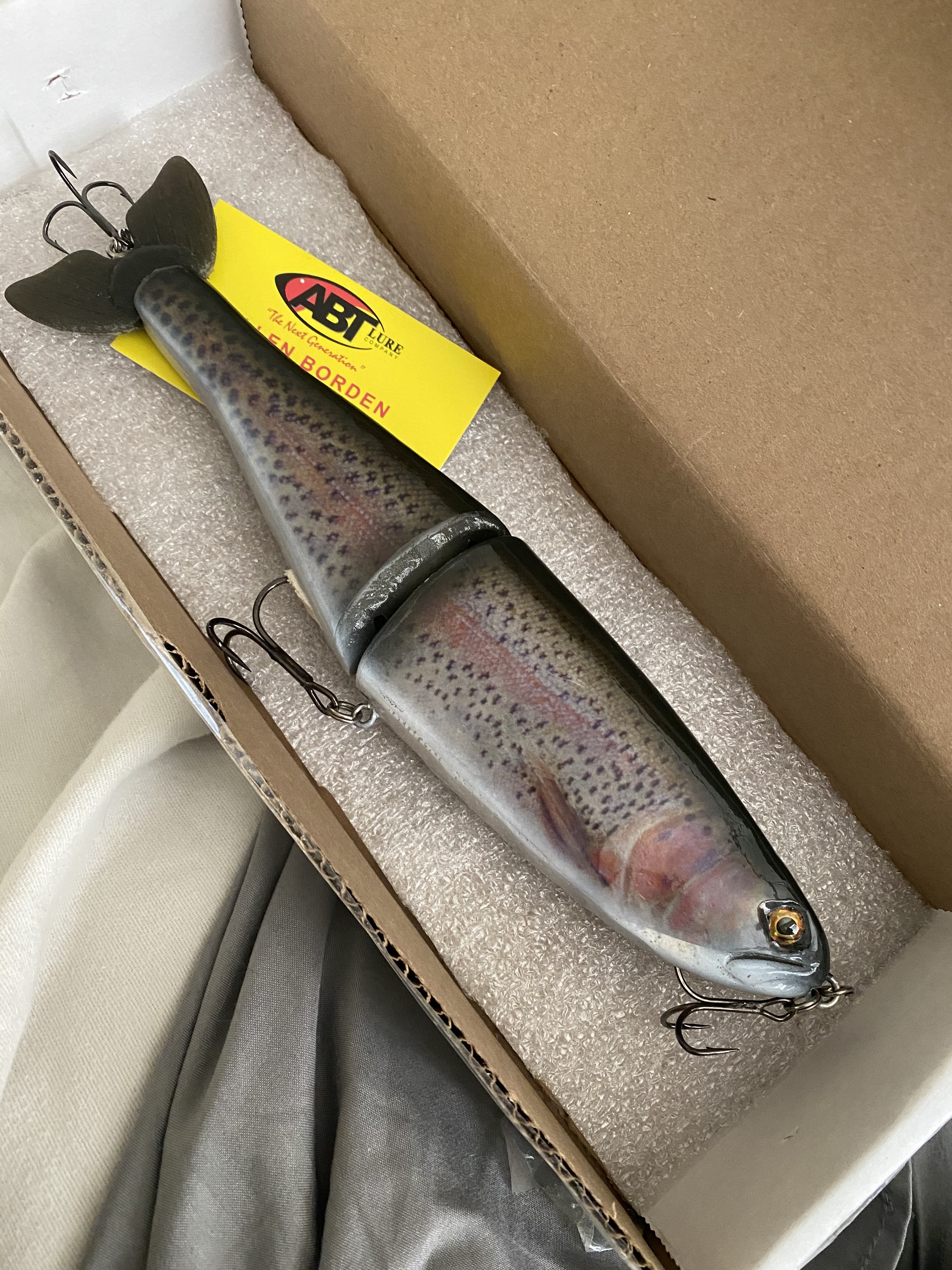 ABT Homicide glide trout - Black Market - Swimbait Underground