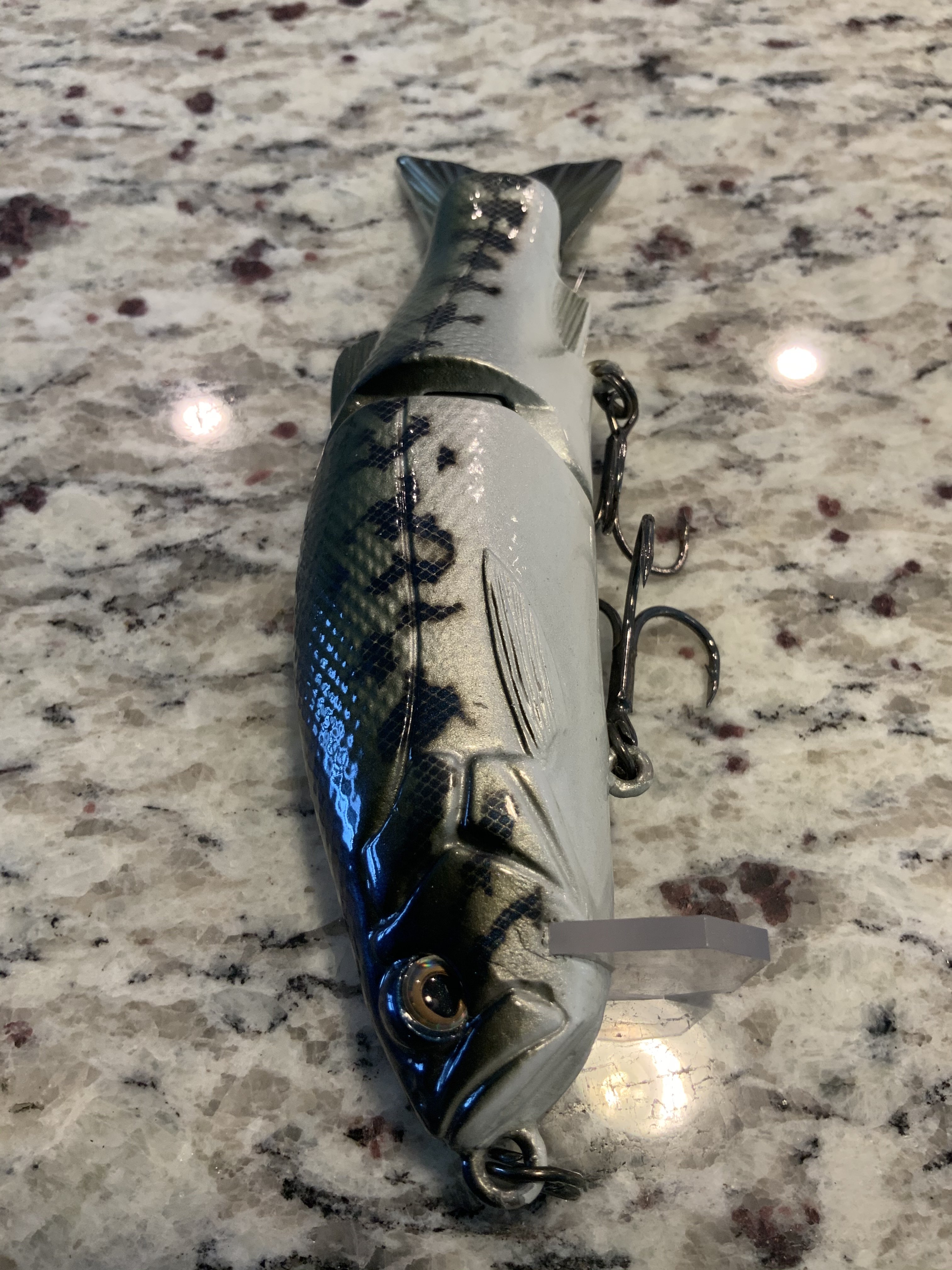For Sale New 3:16 Lure Company Baby Wake in Bass color - Black