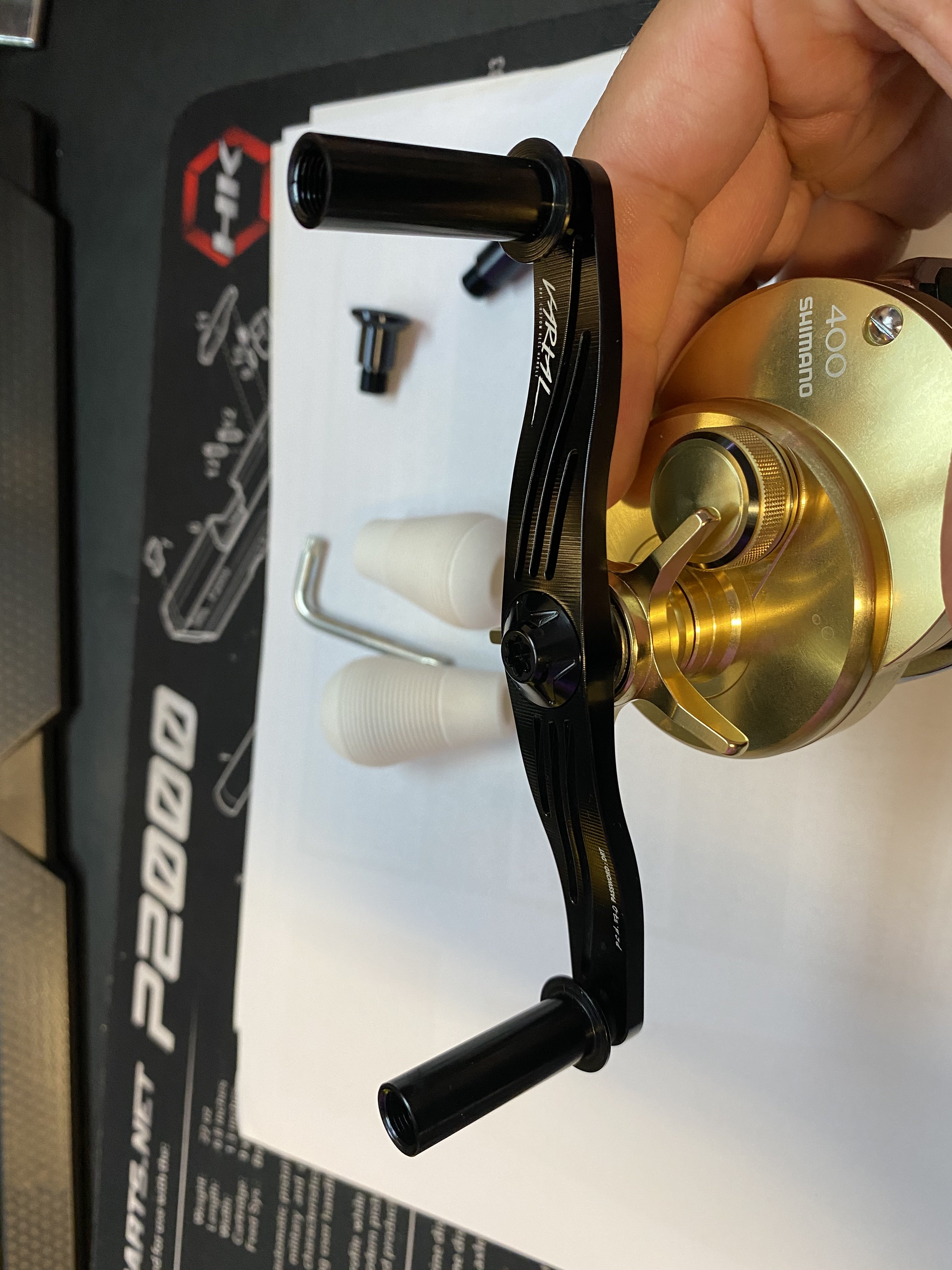 Drt varial handle 117mm - Black Market - Swimbait Underground