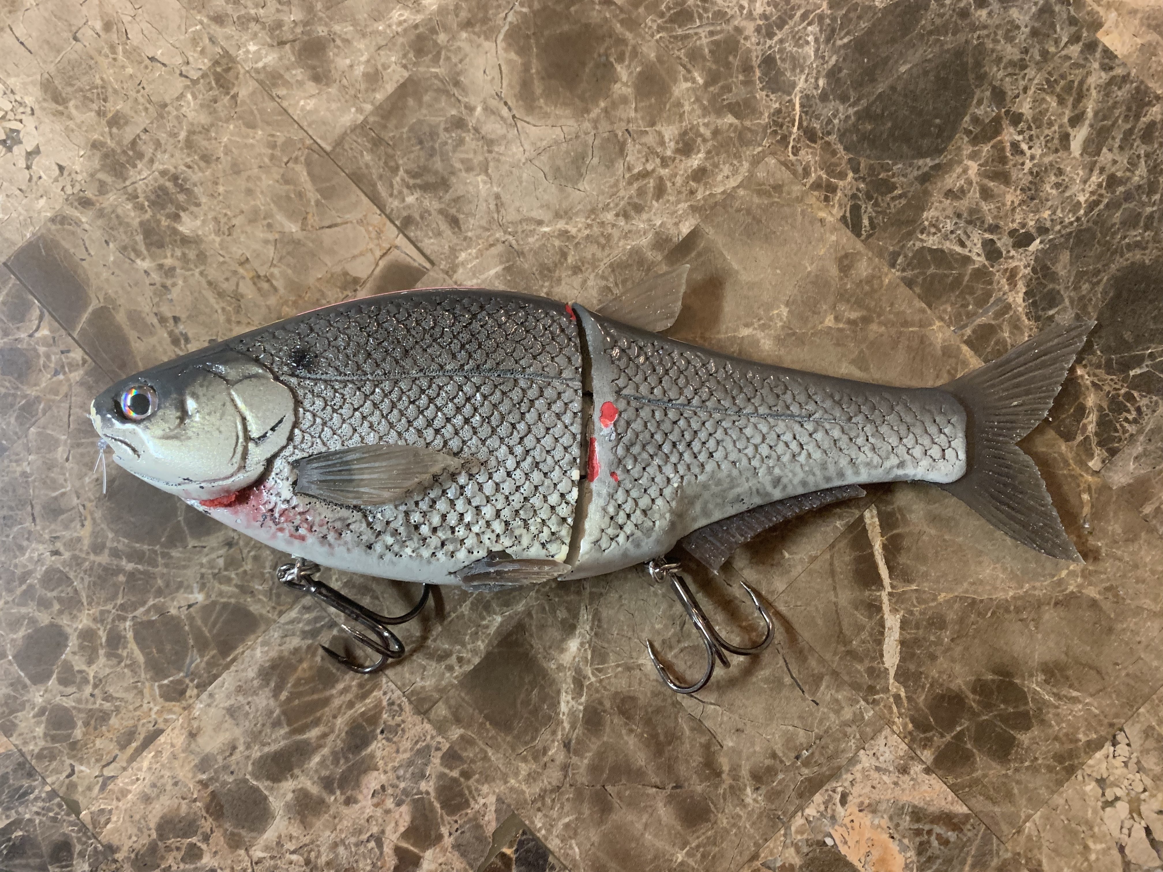 Hinkle shad - Black Market - Swimbait Underground