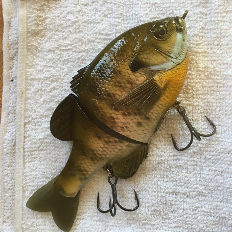 Bluegill glide bait - Black Market - Swimbait Underground