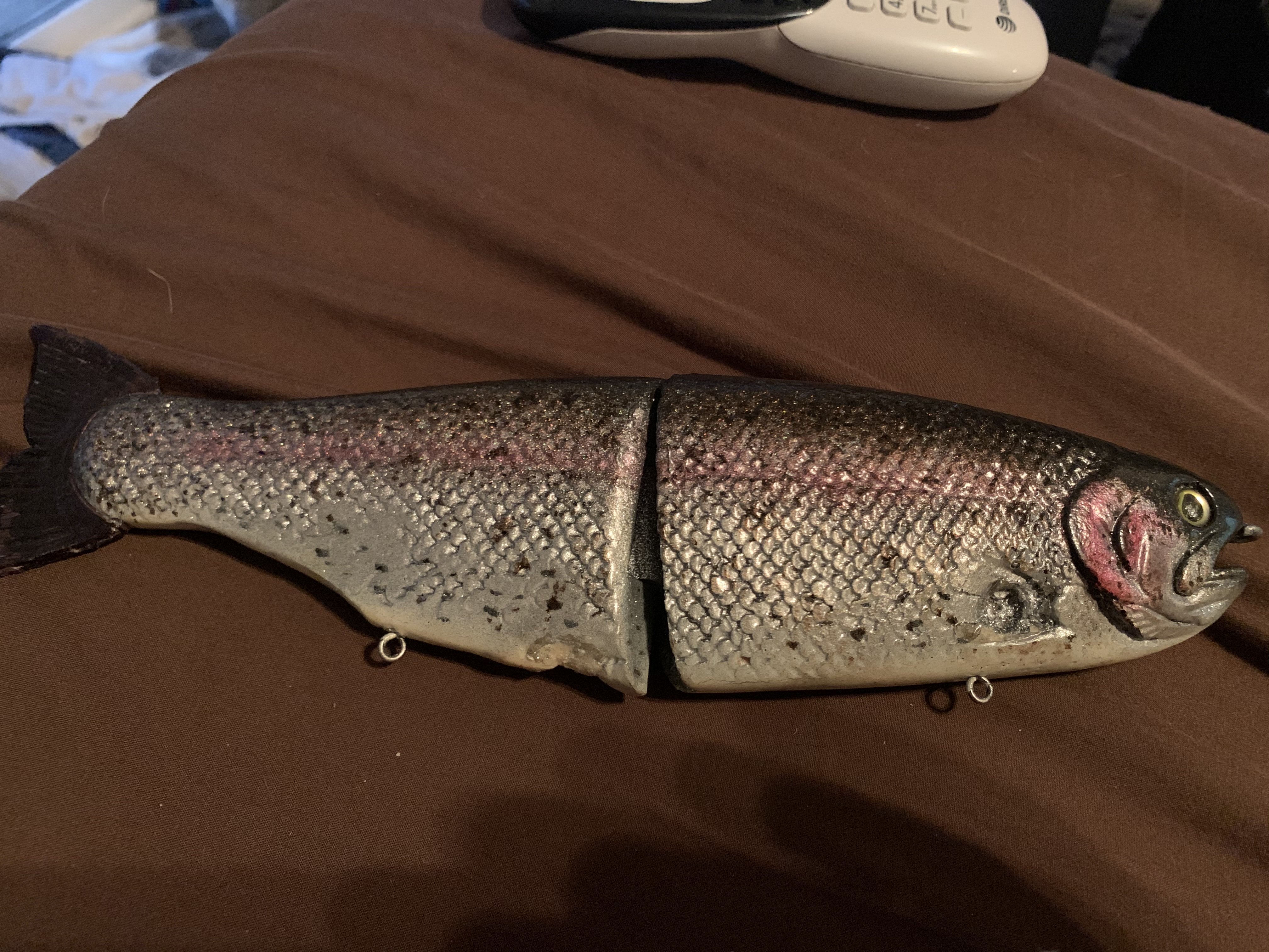 FS: Custom painted hinkle trout $300 tyd - Black Market - Swimbait  Underground