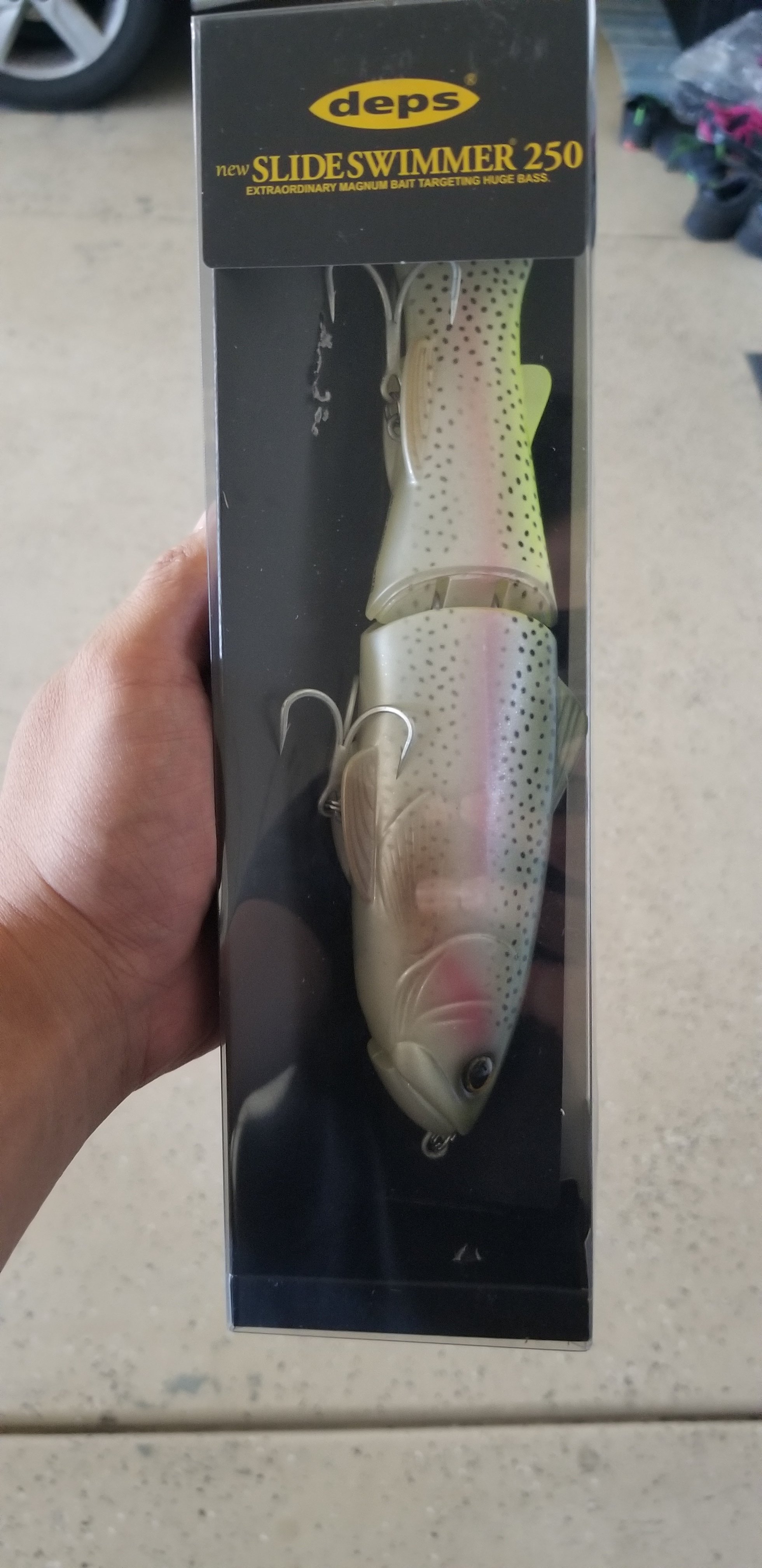 Deps 250 real trout - Black Market - Swimbait Underground