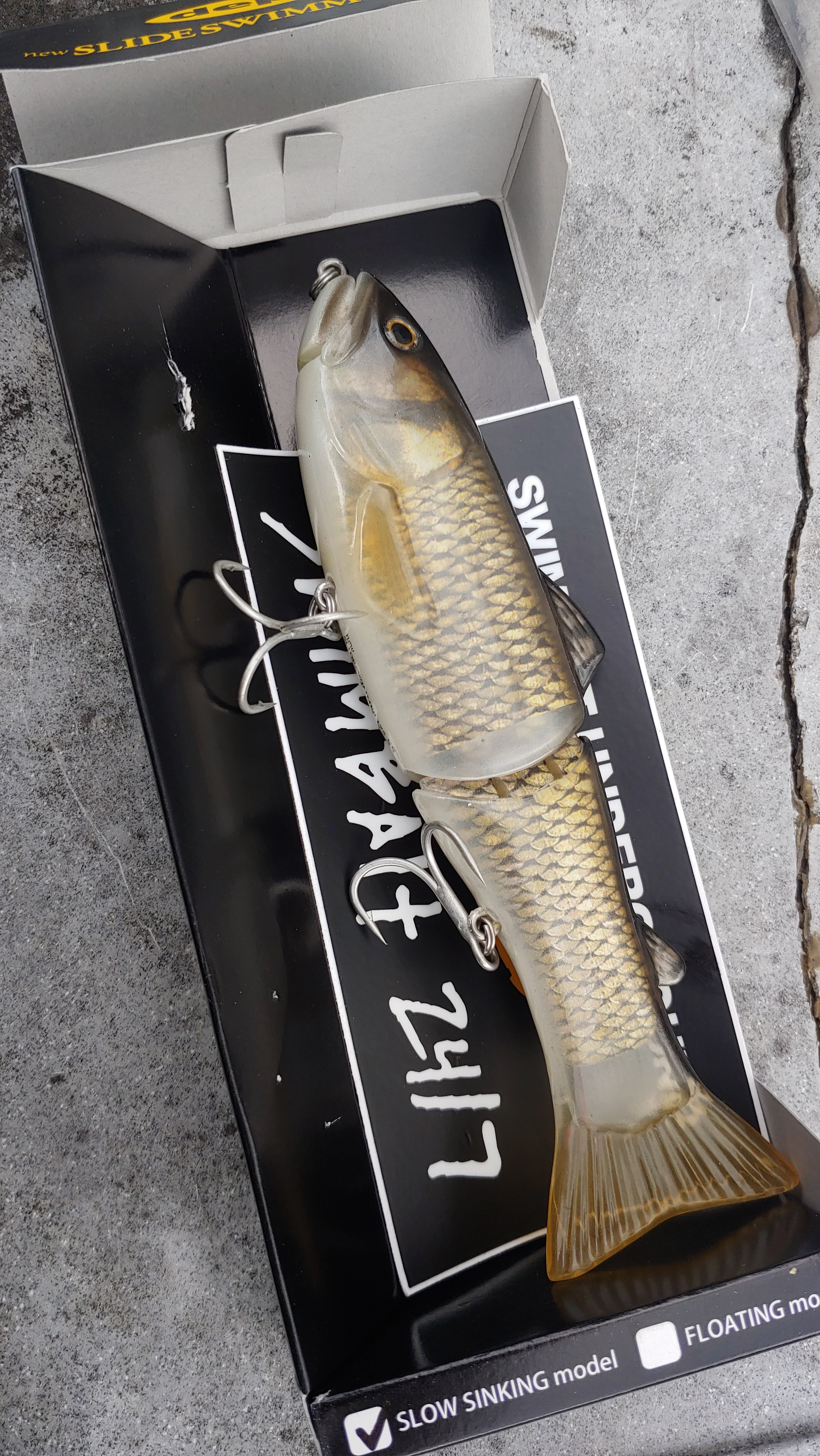 Swimbait 24/7 Deps Slide Swimmer 175 SU Matte Golden Shiner