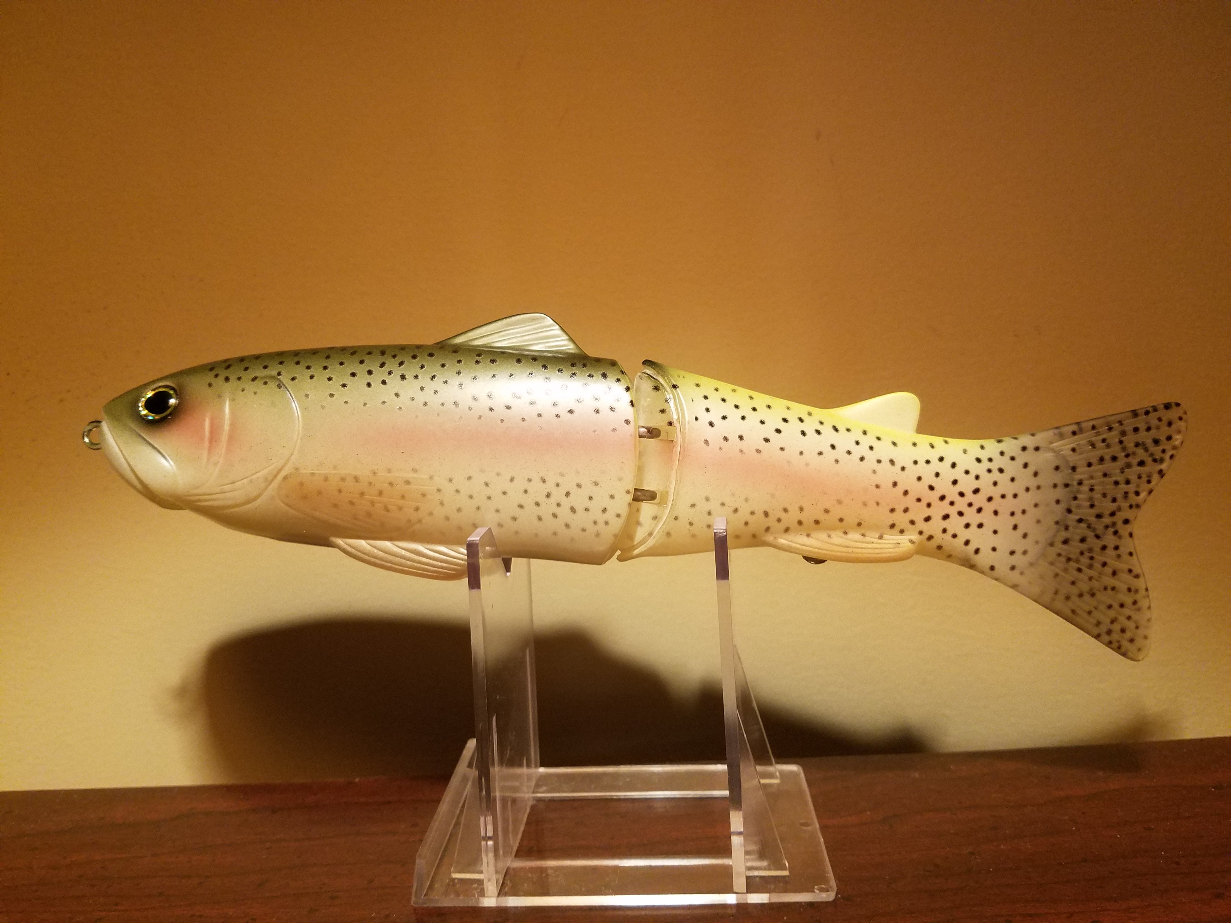 2020 Deps Slideswimmer 250 Real Rainbow Trout - Black Market