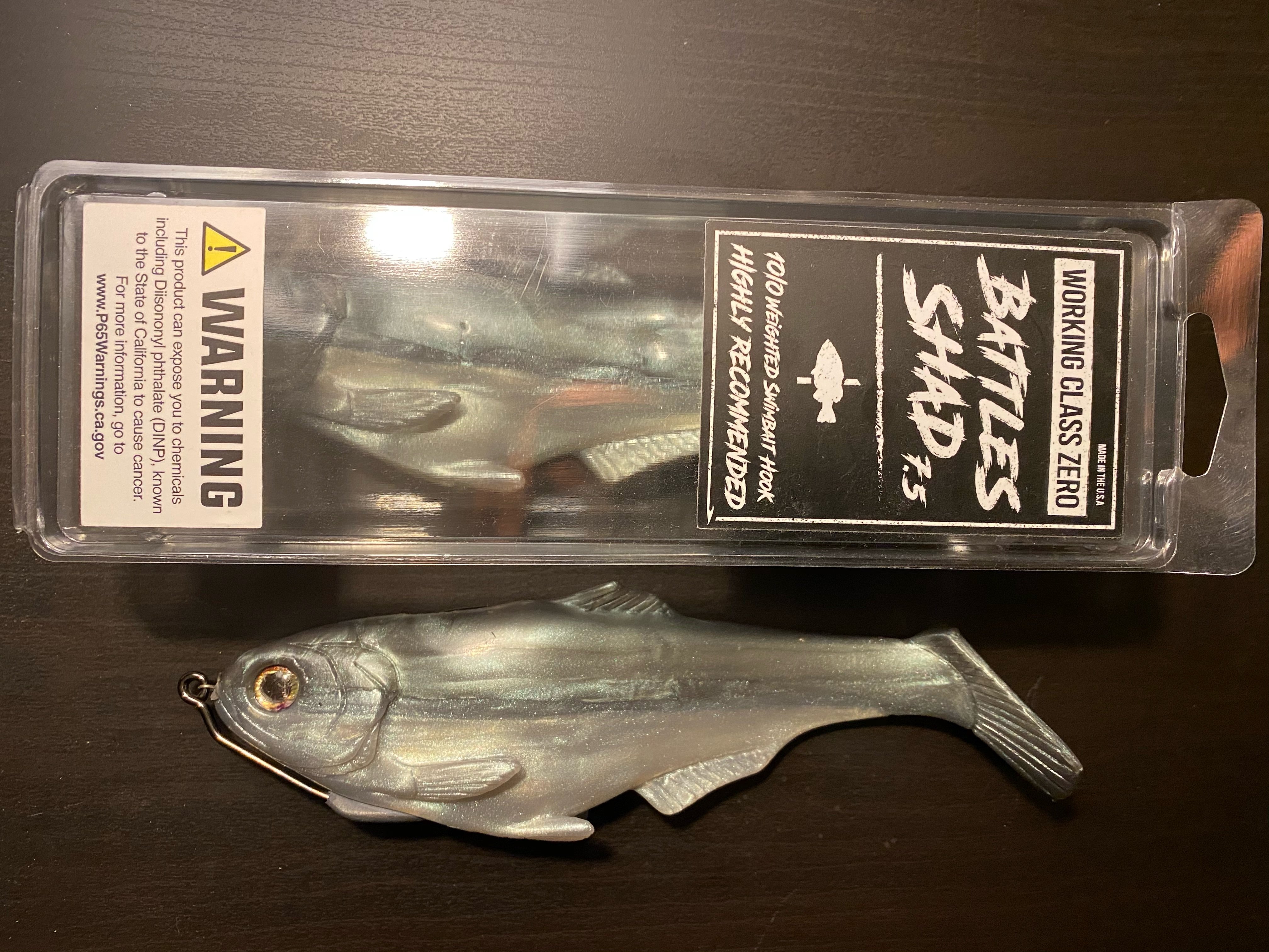 Working Class Zero - Black Citizen 7 & Silver Battle Shad 7.5