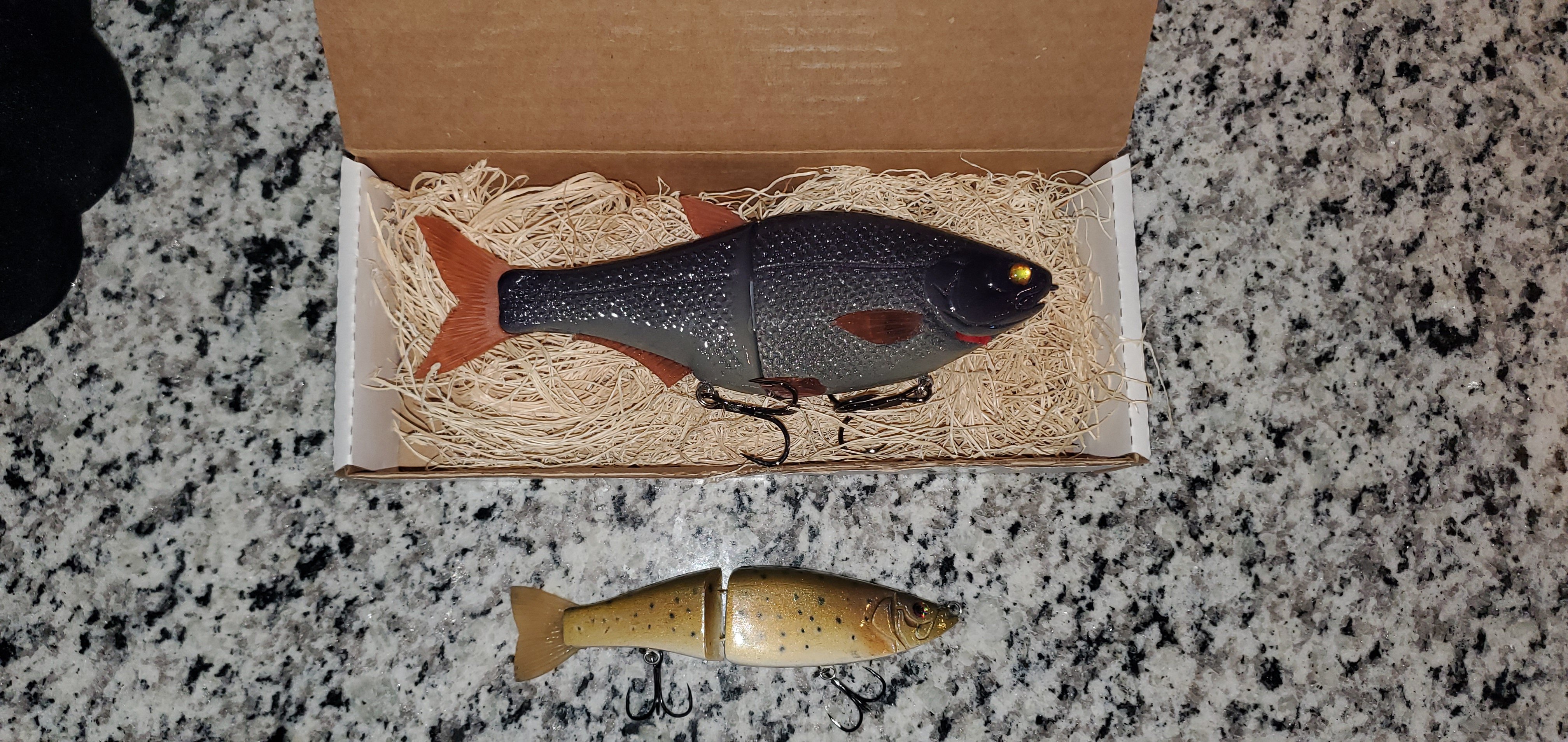 Hinkle Shad And Robs Glide - Black Market - Swimbait Underground