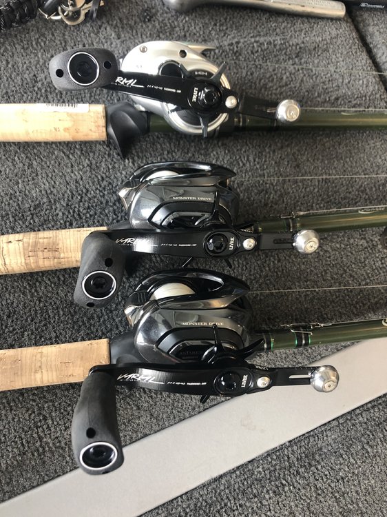 3 Power Handles for 100-300 sized Low Profile Baitcasters (bench review) -  Main Forum - SurfTalk