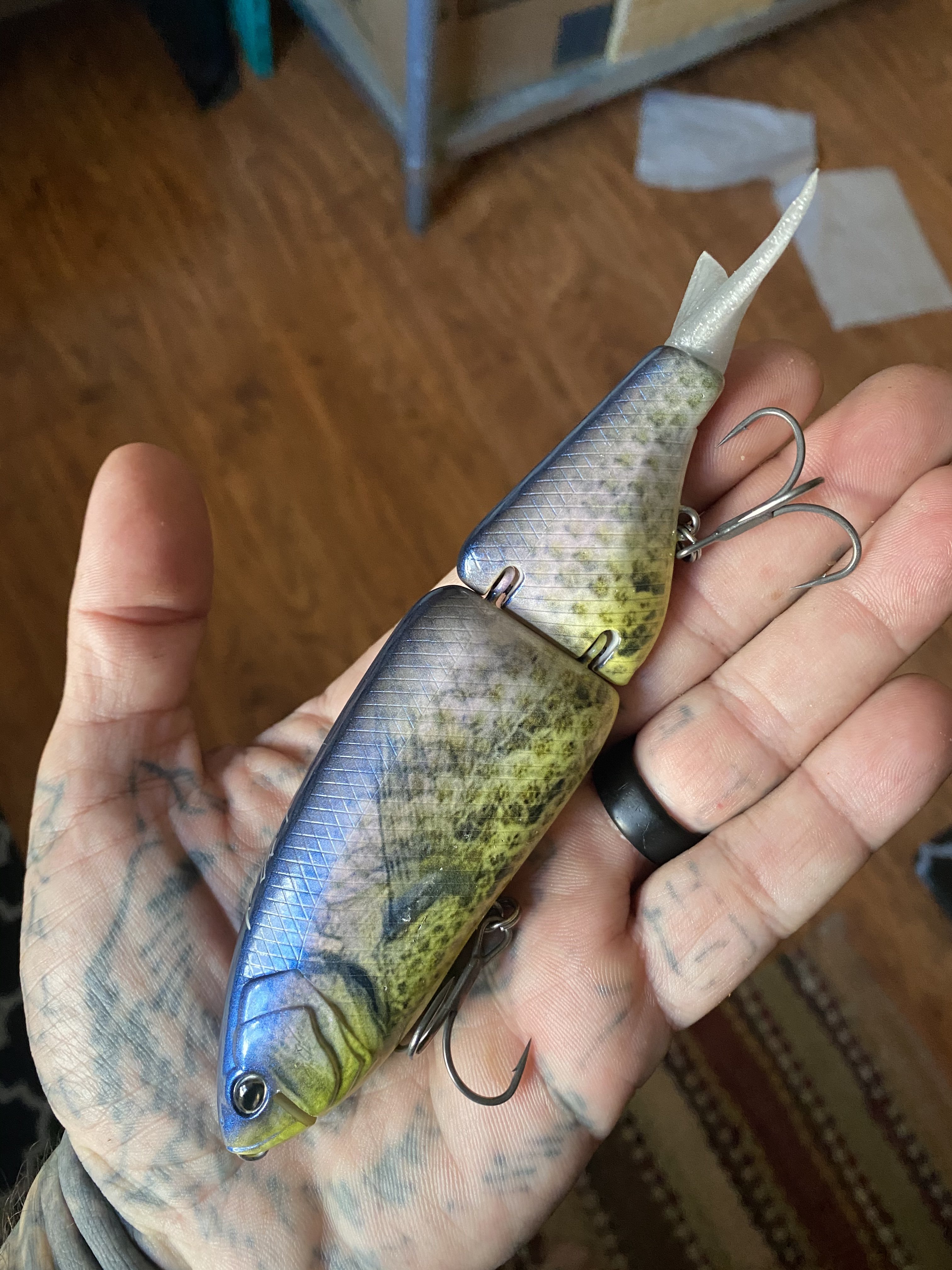 Drt Tiny Klash,Chuck Baits Victim Gill - Black Market - Swimbait