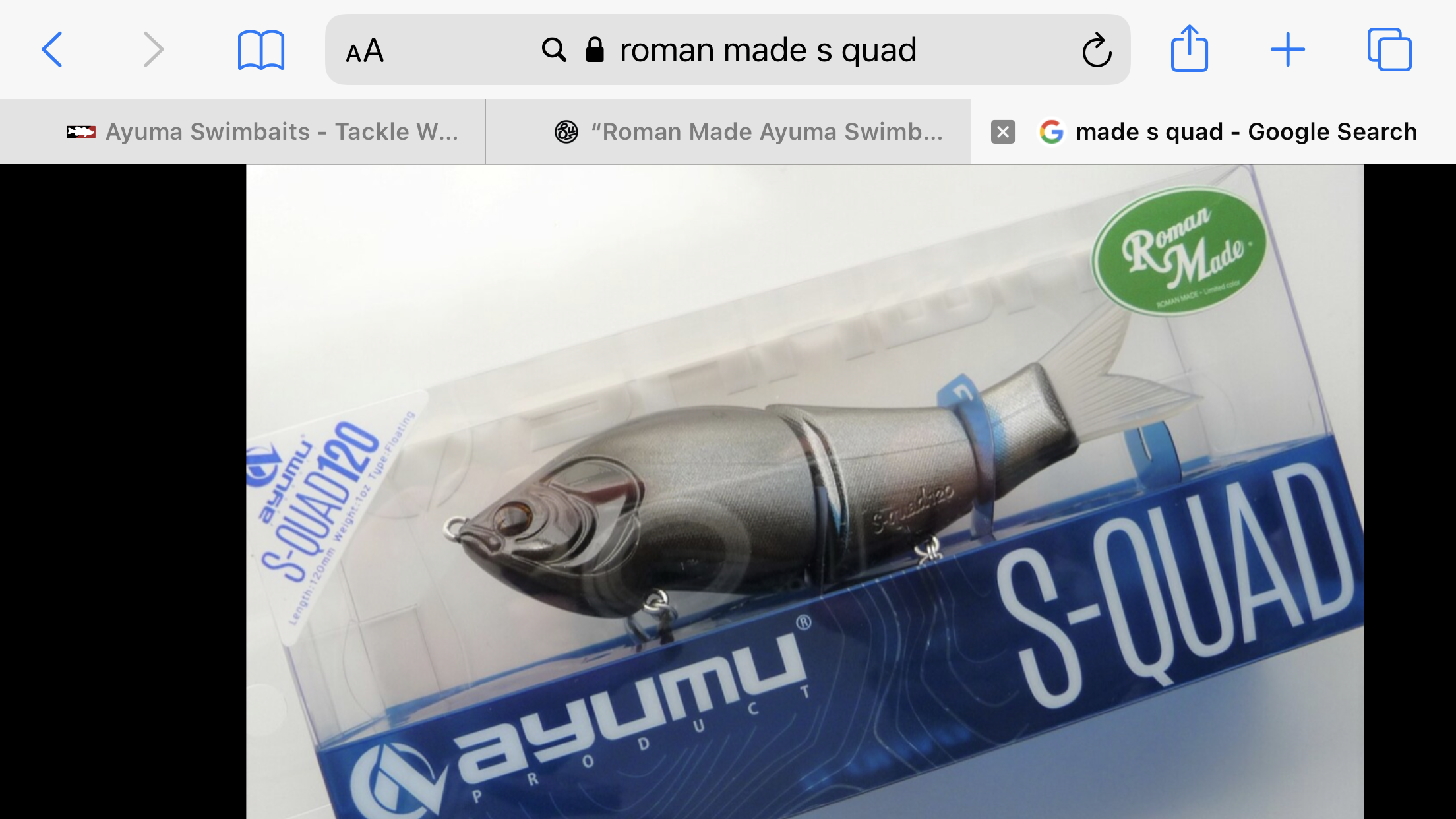 Roman Made Ayumu S-Quad Swimbait