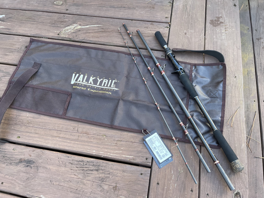 Megabass Valkyrie World Expedition Travel Rod VKC-78H-4 - Black Market -  Swimbait Underground