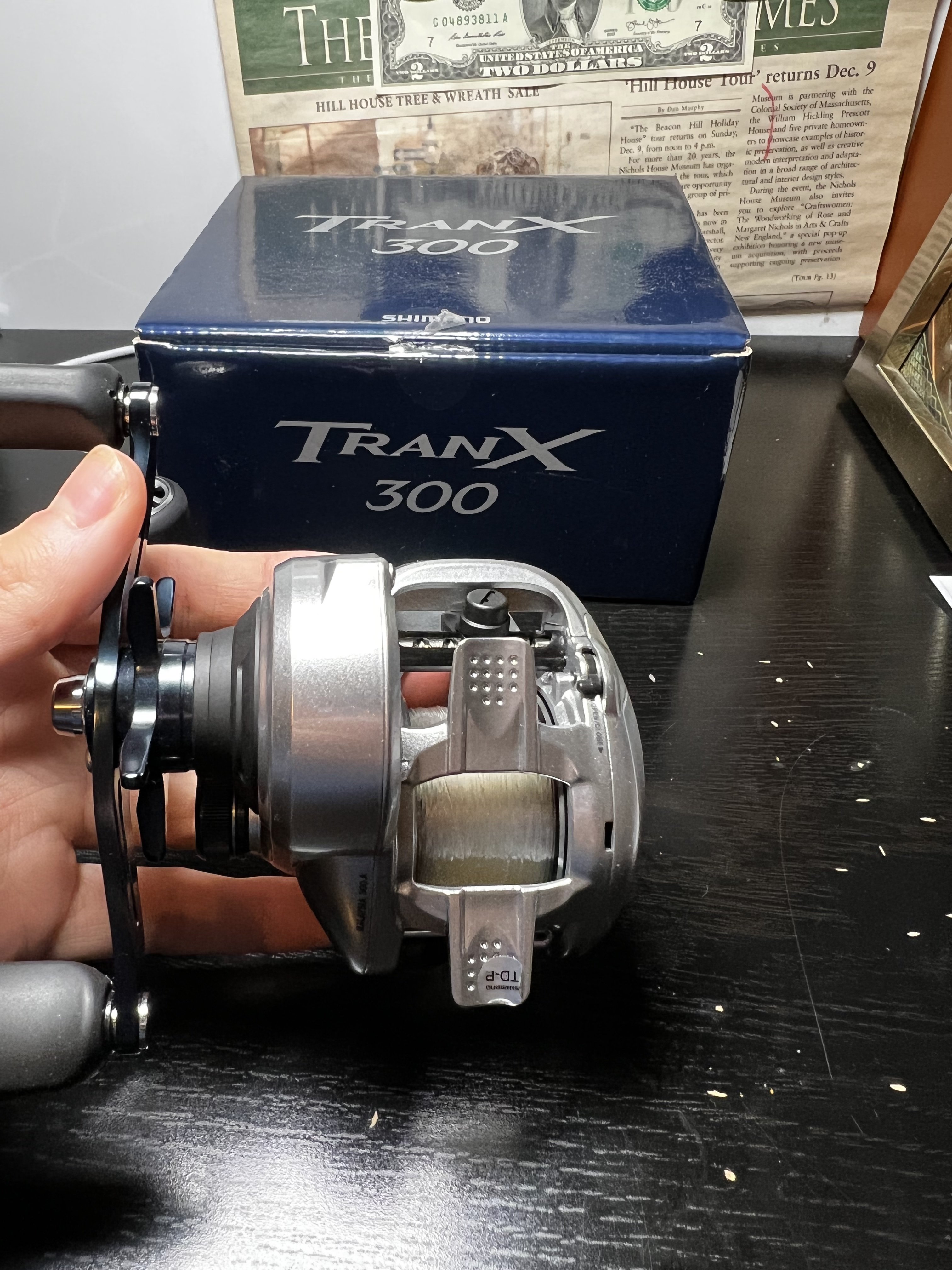 Tranx 300 and Shimano Yumeya ultra strong 110 mm handle - Black Market -  Swimbait Underground