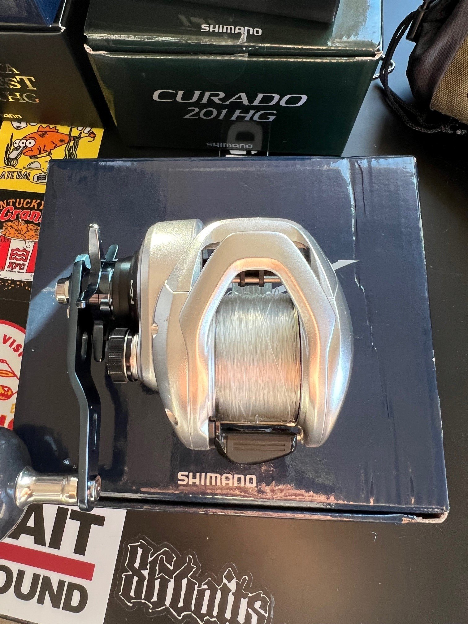 Shimano Conquest DC 201HG and other Shimano 201 size reels - Black ...