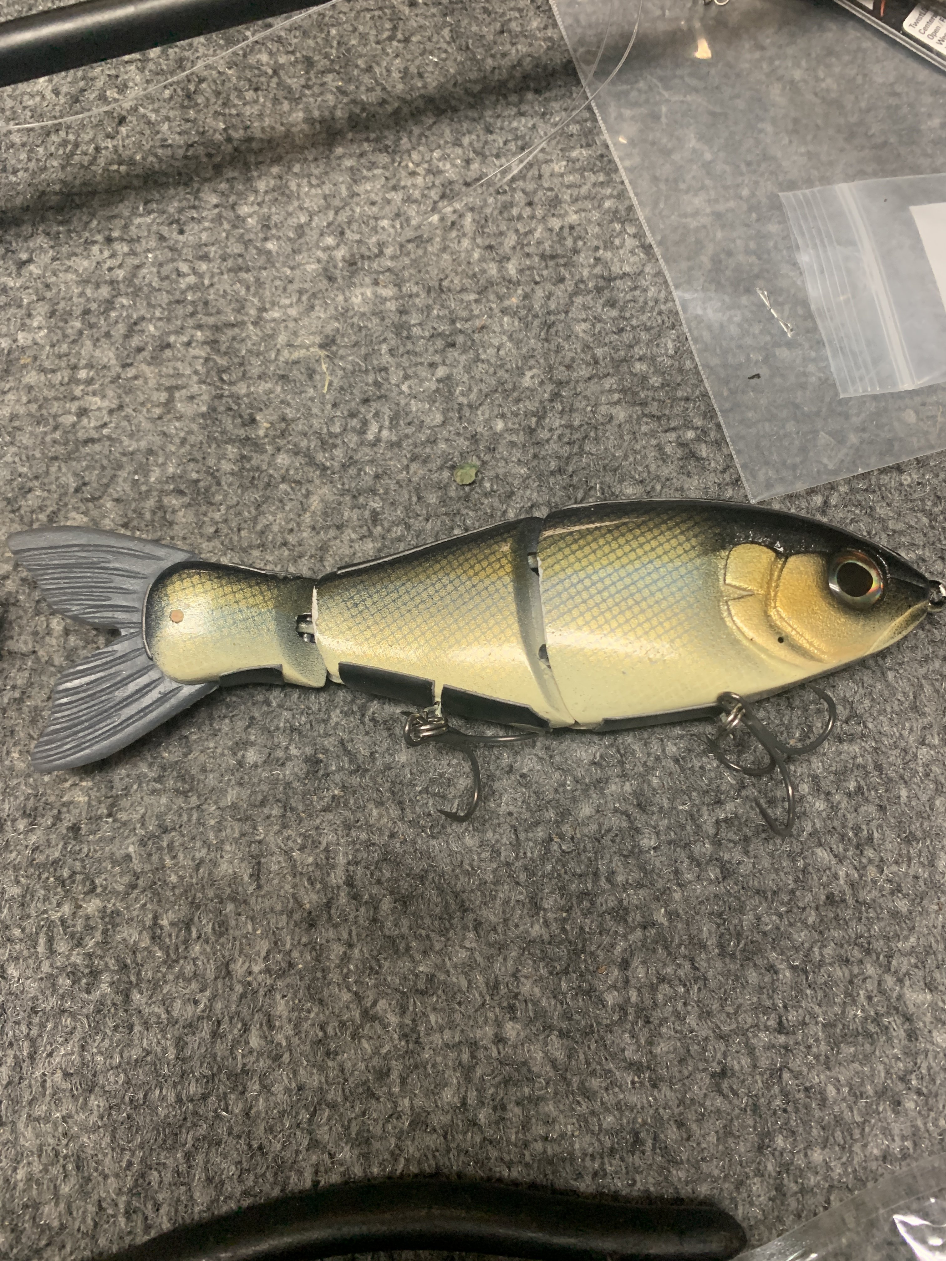 Curtek Big Willy - Black Market - Swimbait Underground