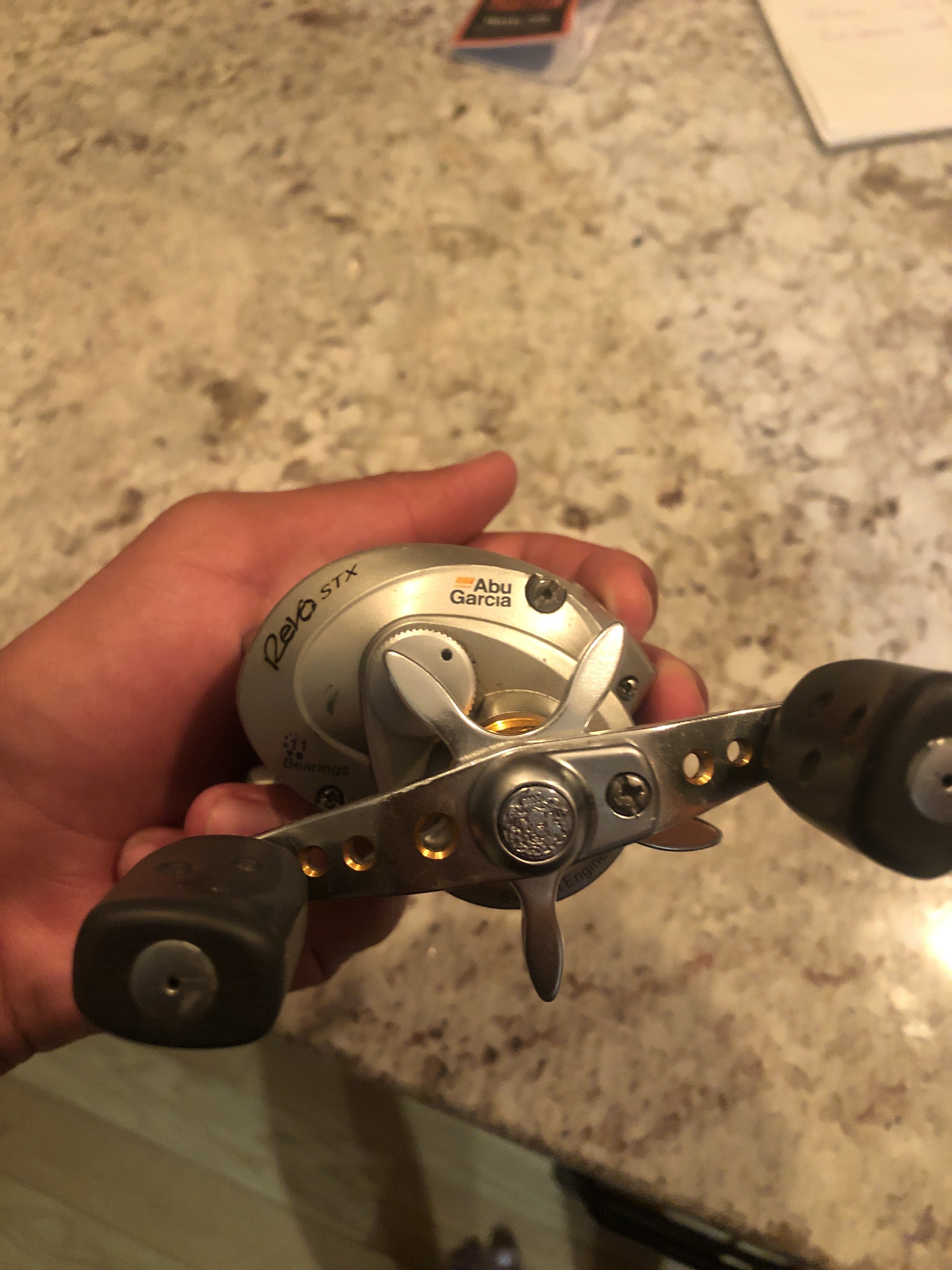 Abu Garcia revo winch 1st gen (lefty) - Black Market - Swimbait Underground