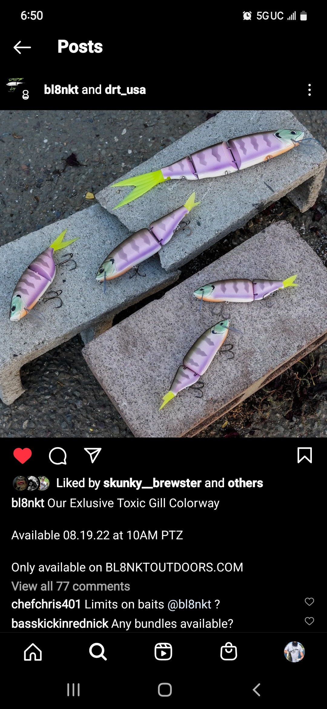Bl8nkt x DRT - The Underground - Swimbait Underground