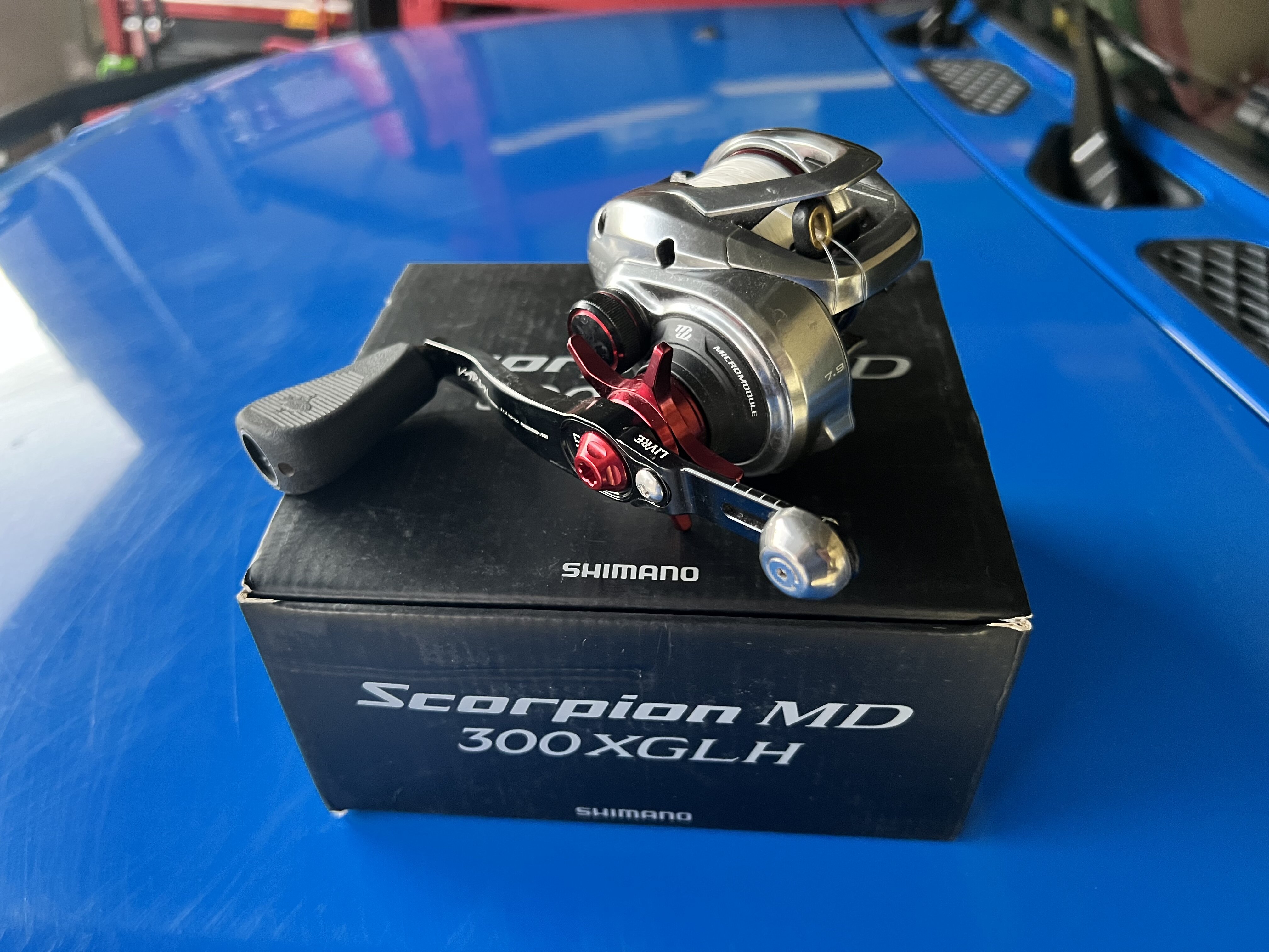 Shimano Scorpion 300 MD XG w/ 140-150 Varial - Black Market