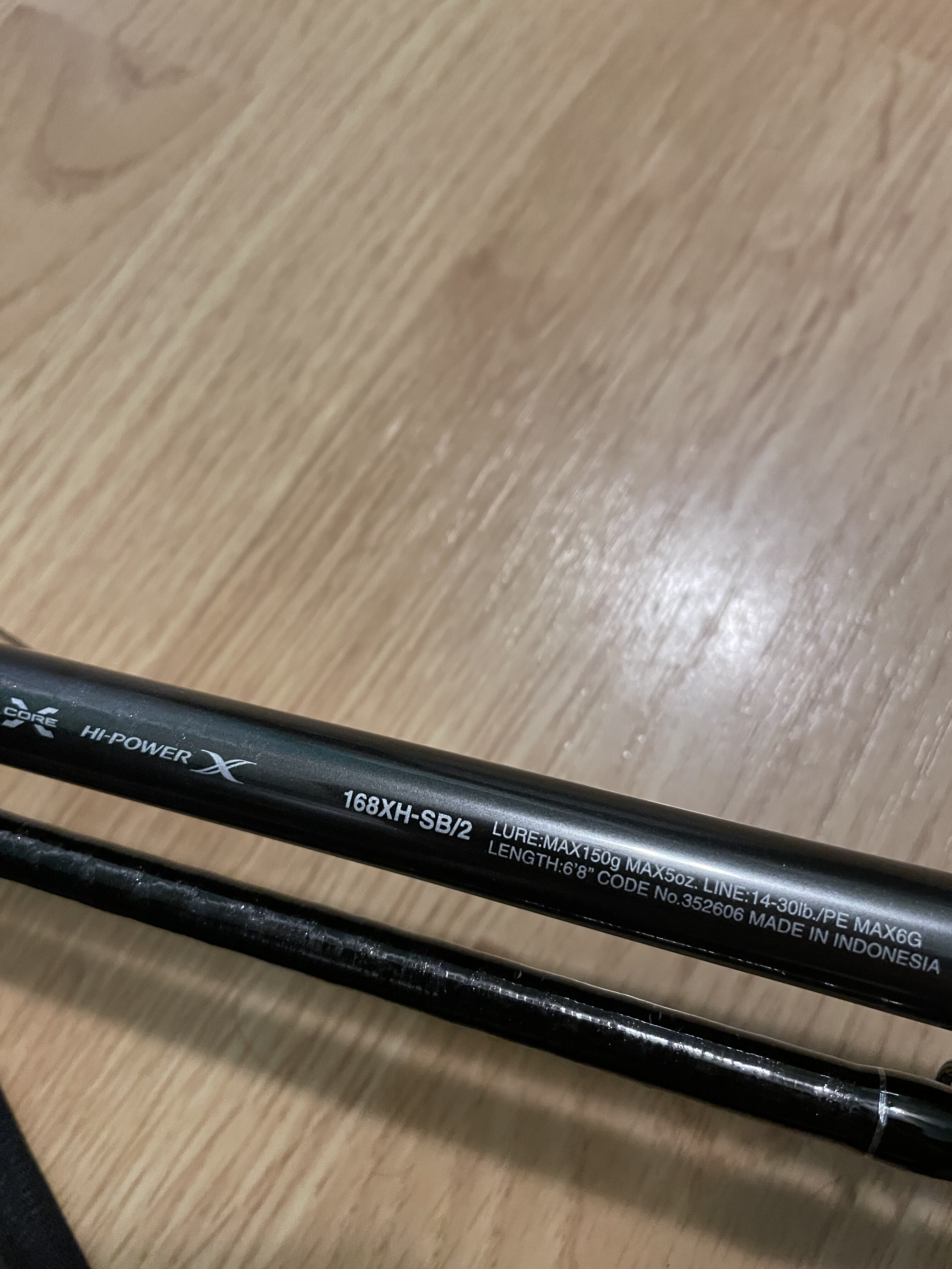 FS: 22 Shimano Bantam 168XH-SB/2 rod - Black Market - Swimbait