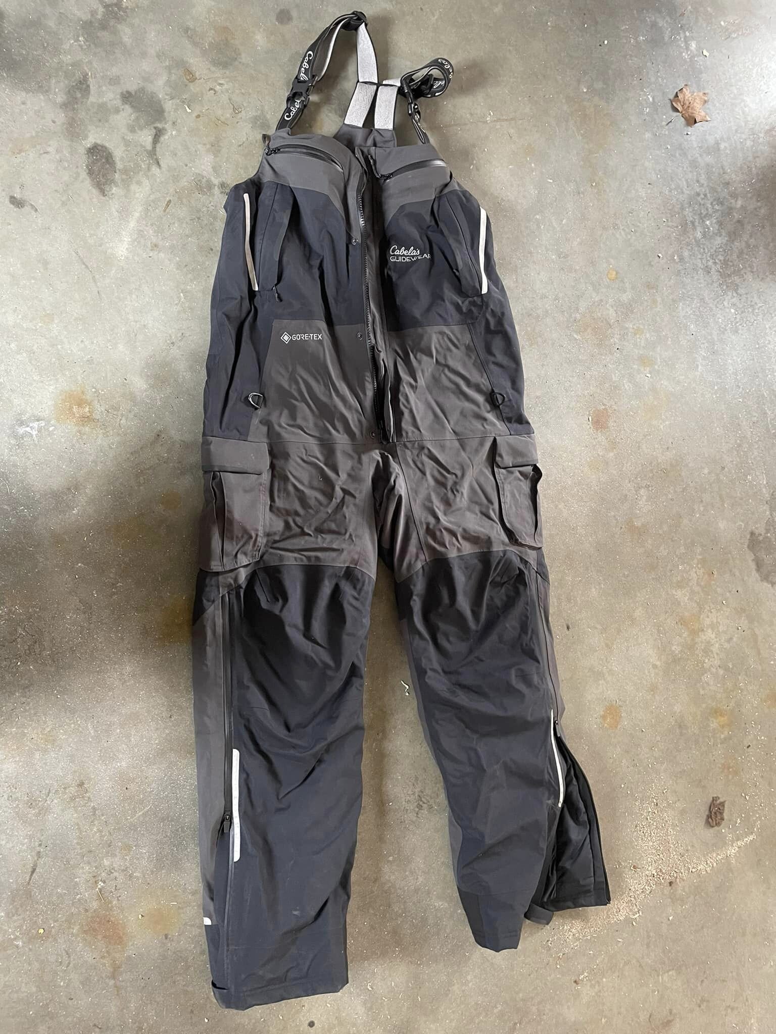 Cabela's Gore-tex Insulated Bibs - size Large Tall - Black Market