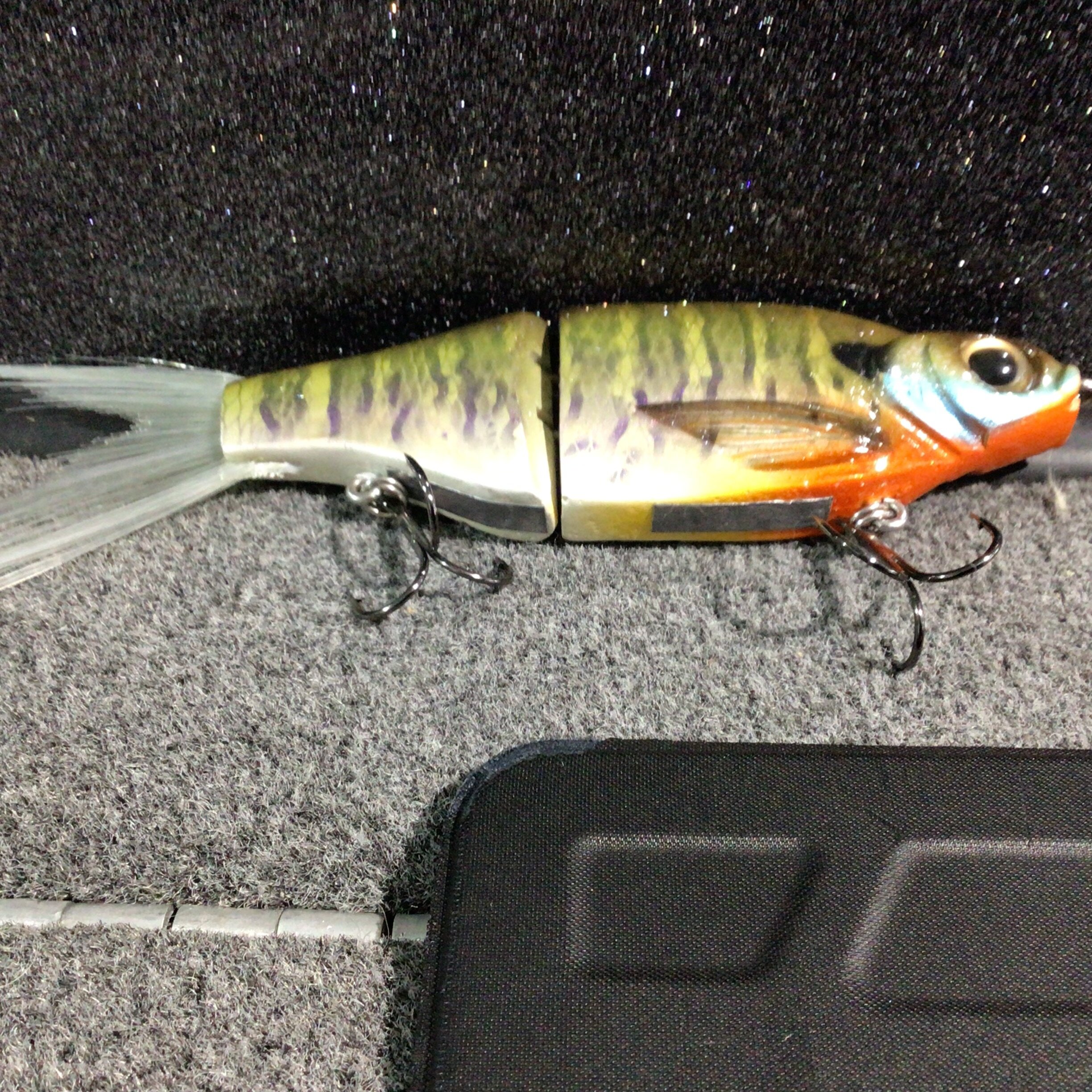 Chad shad, custom painted - Black Market - Swimbait Underground