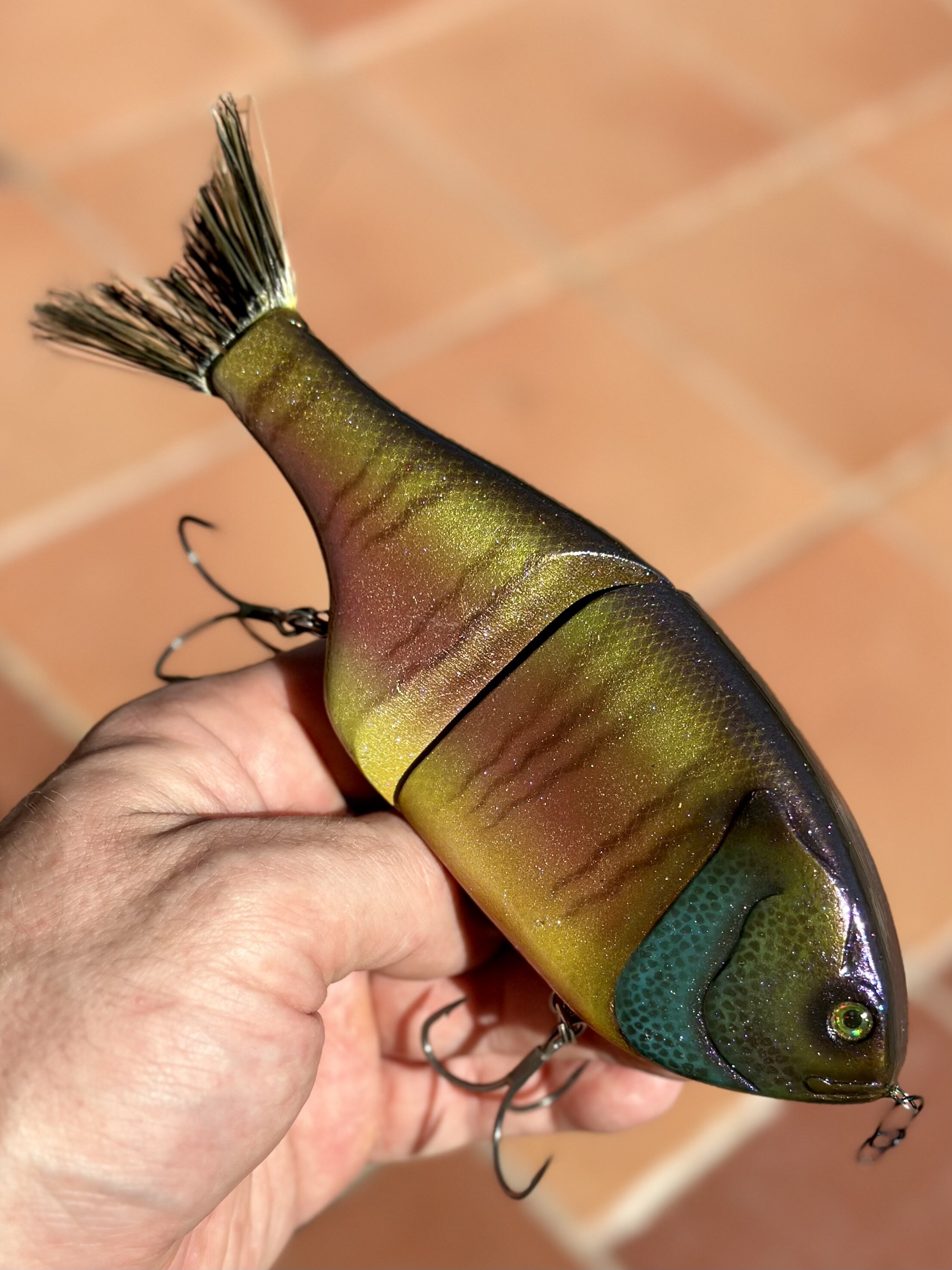 First glide, wood to resin - Grass Roots - Swimbait Underground