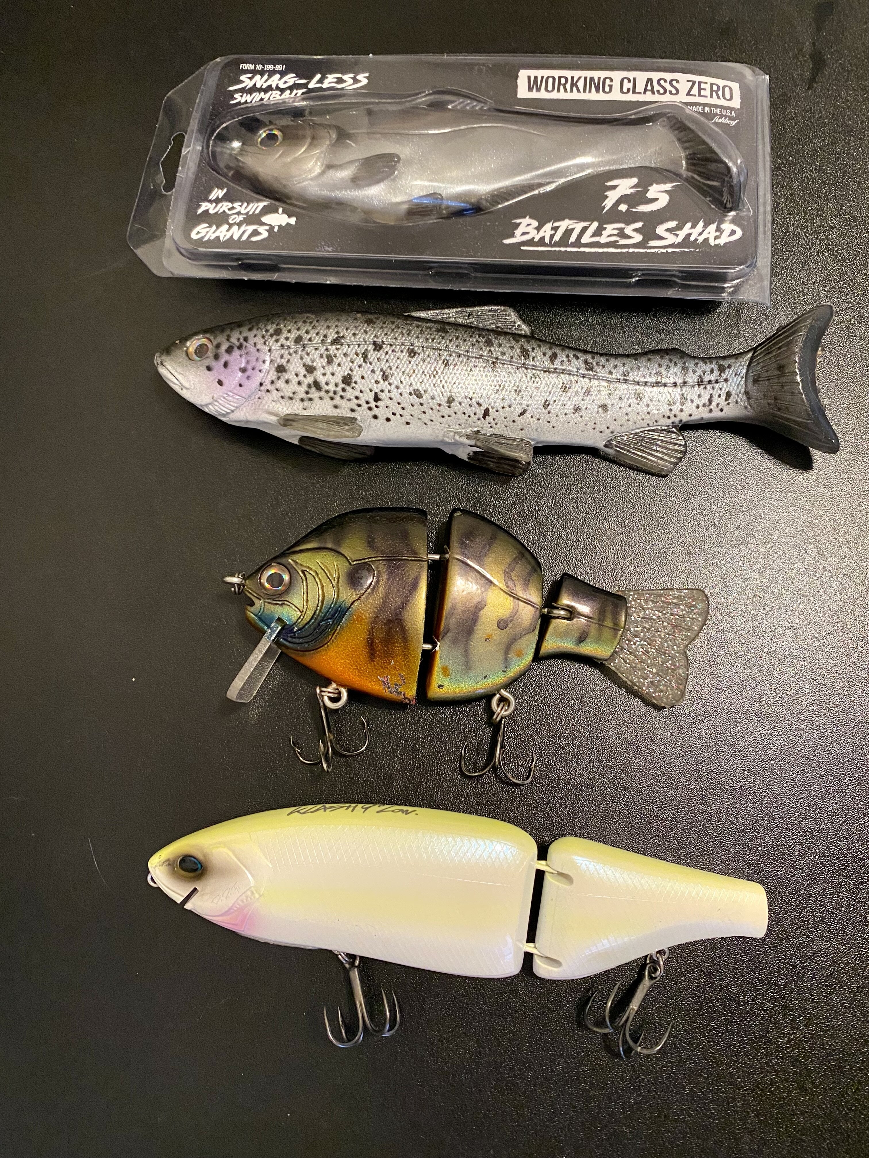 UFO, klash 9 queen, WCZ BS - Black Market - Swimbait Underground