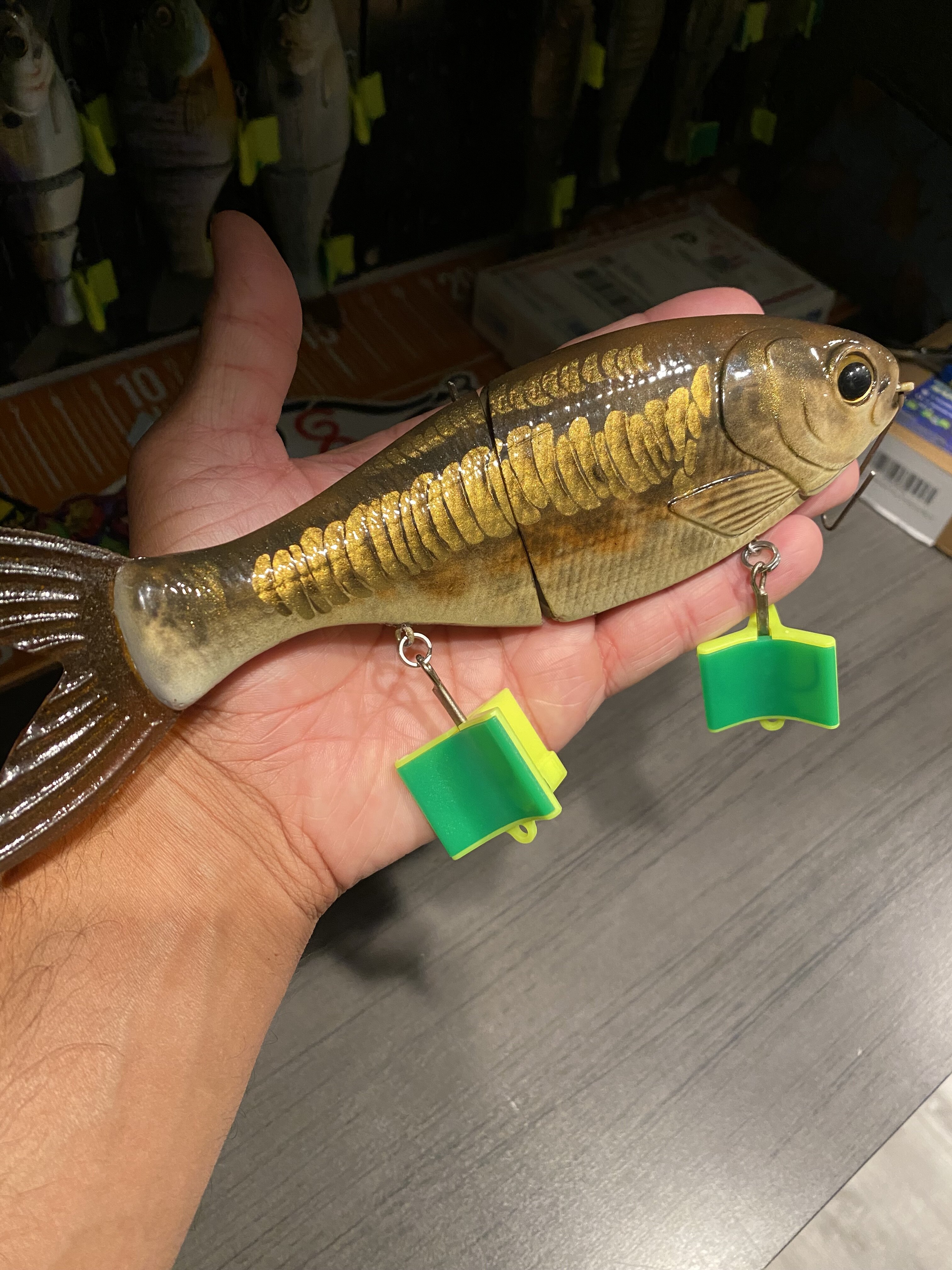 Bull Shad Glide and Trick Shad - Black Market - Swimbait Underground