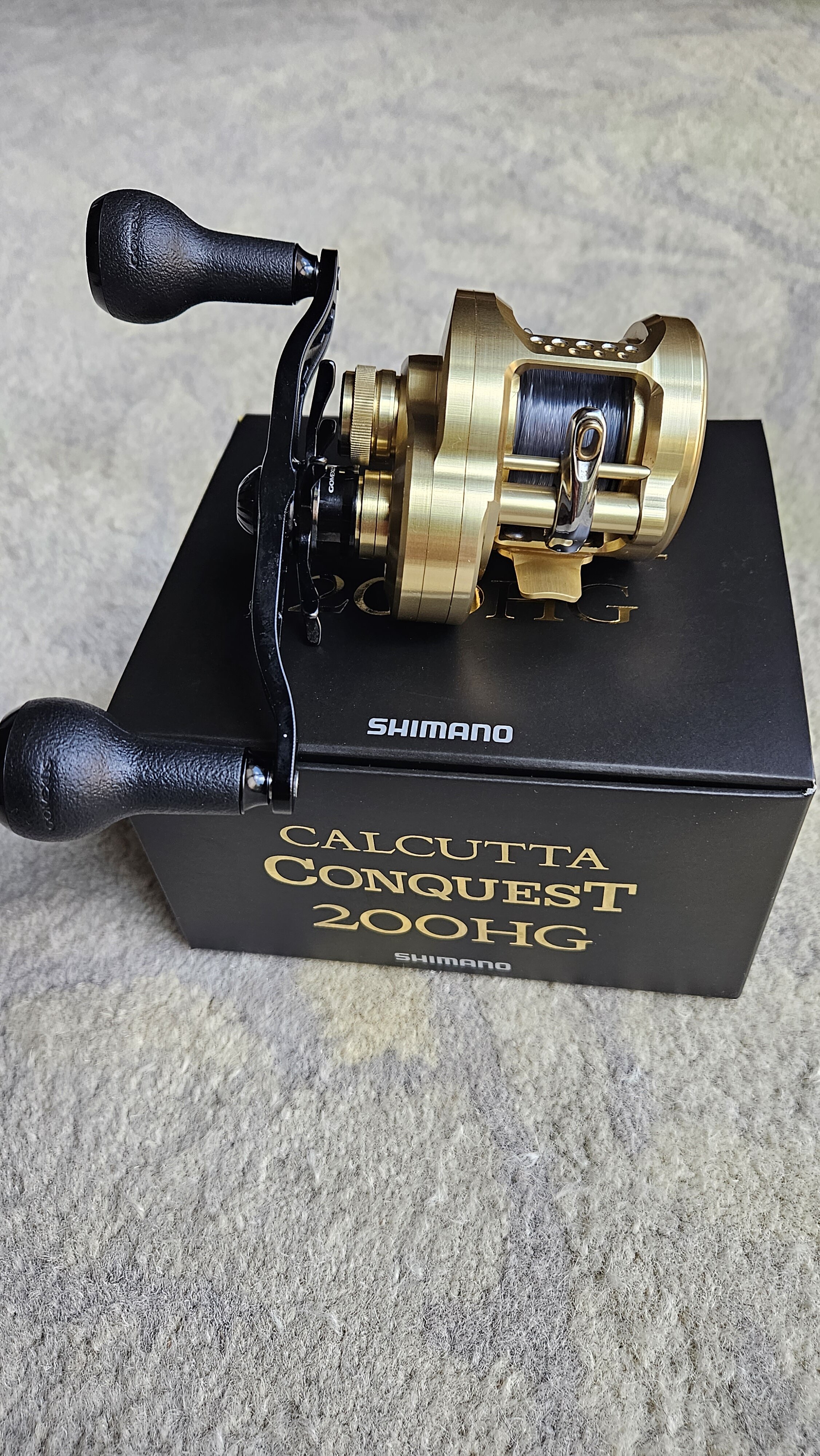 21 shimano calcutta conquest 200hg - Black Market - Swimbait