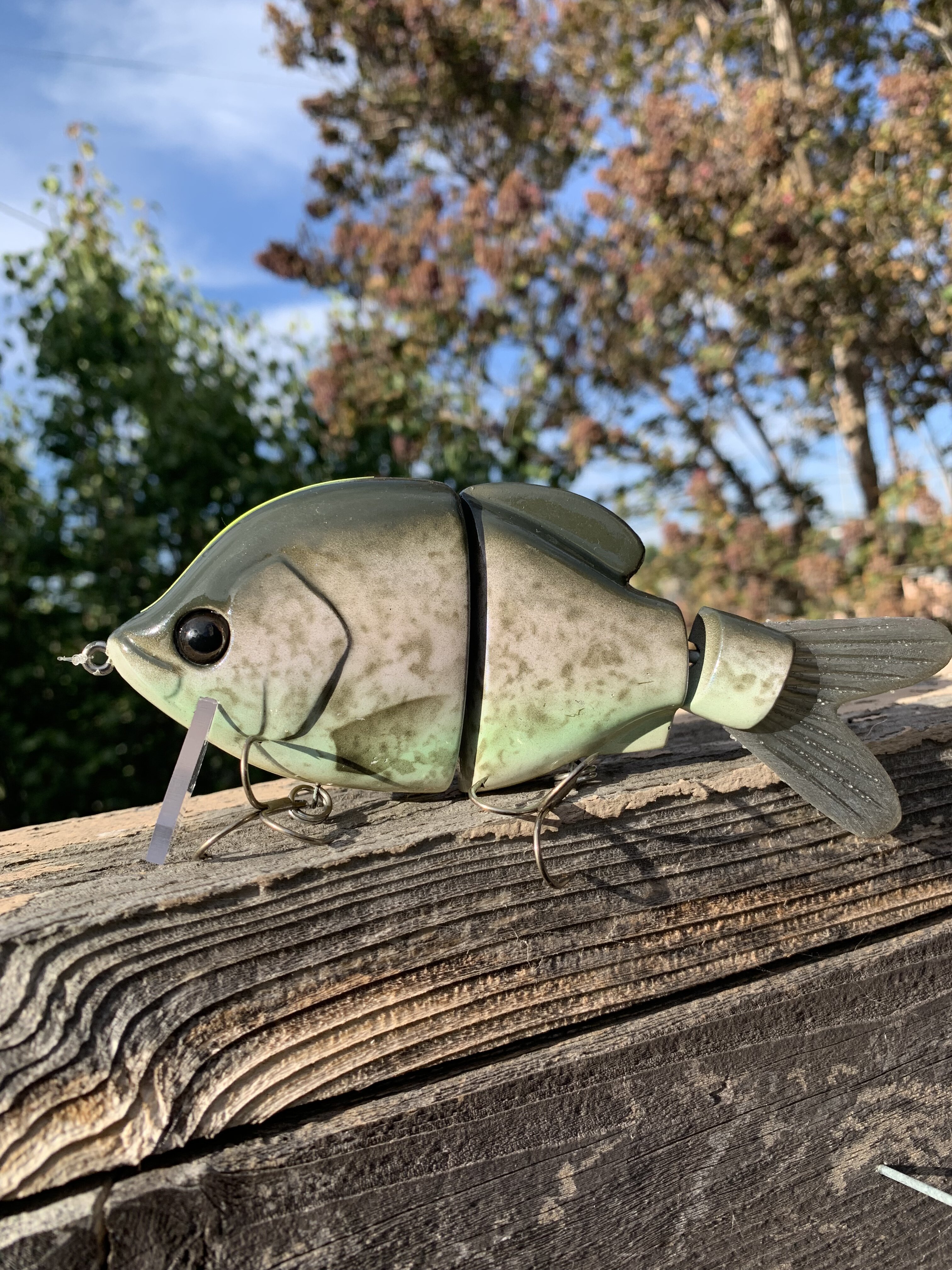 Leurre Pizz Beast Crappie Wake - Swimbait Résine - Neuf - Rare Et Génial