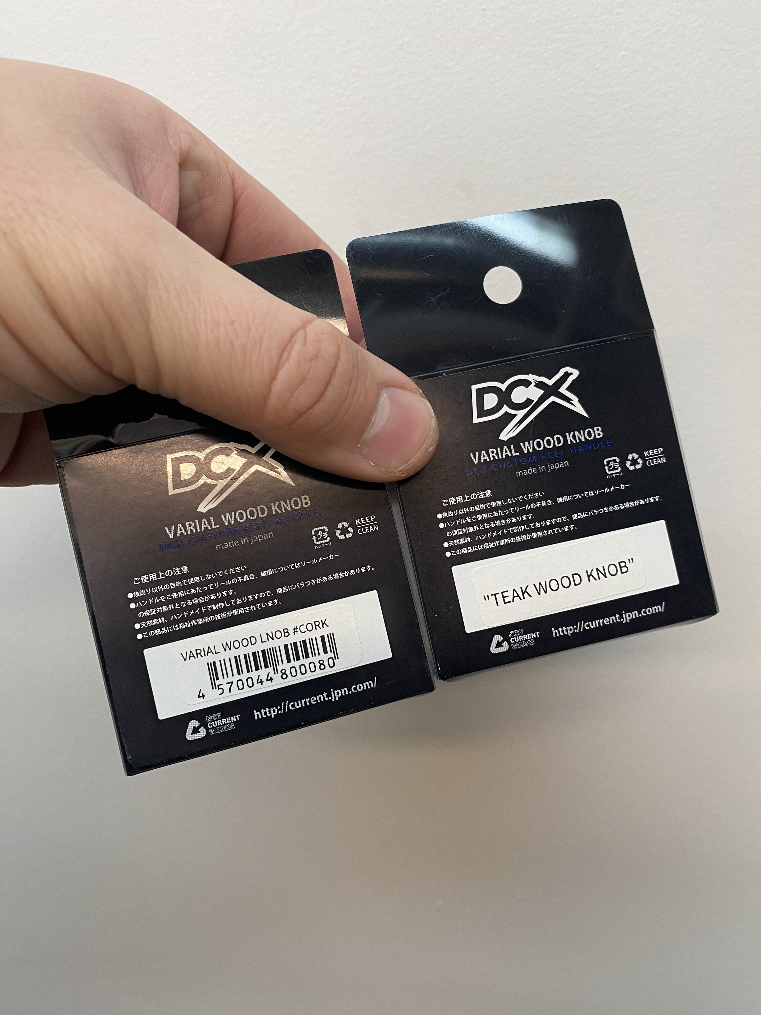 DCX wood and cork knobs - Black Market - Swimbait Underground