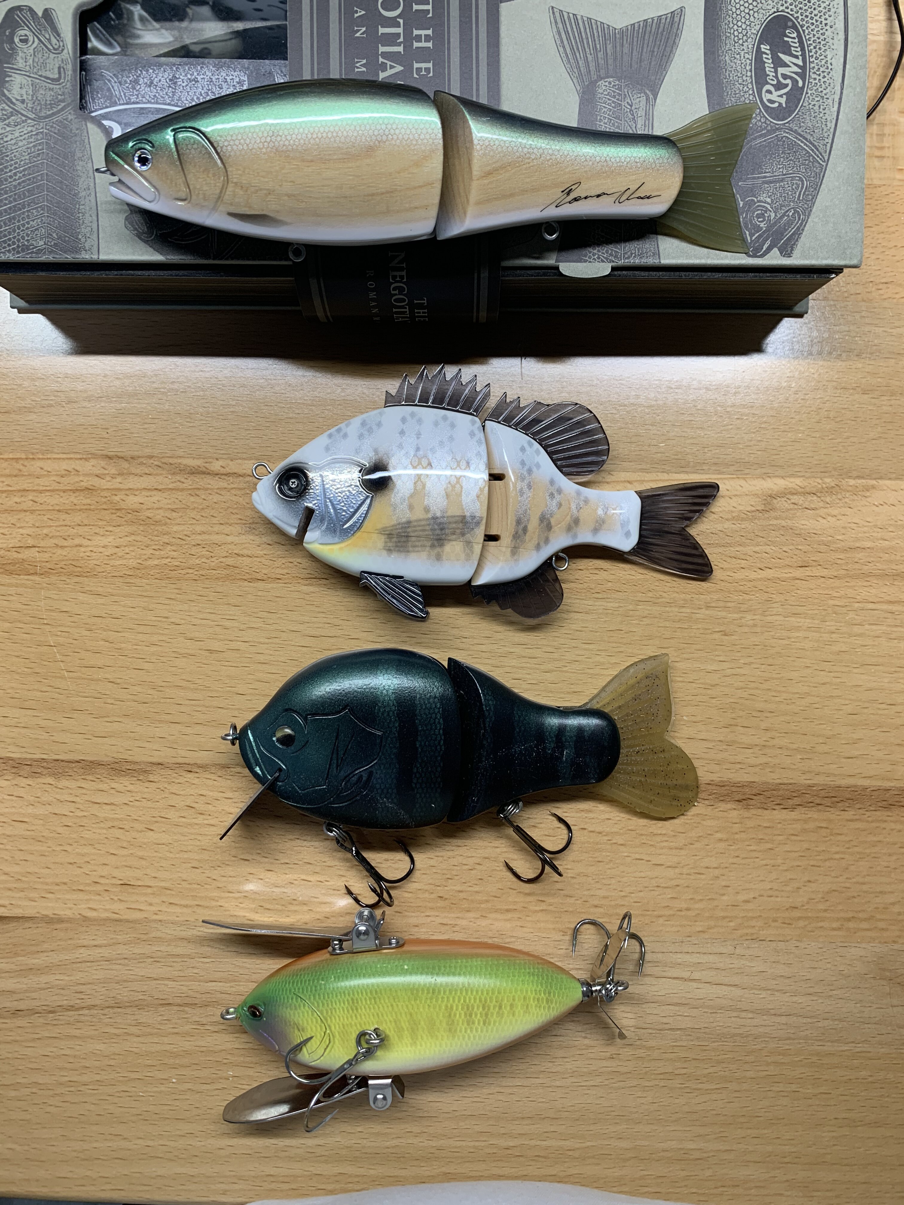 Wood Illude, Nate's Juggernaut - Black Market - Swimbait Underground