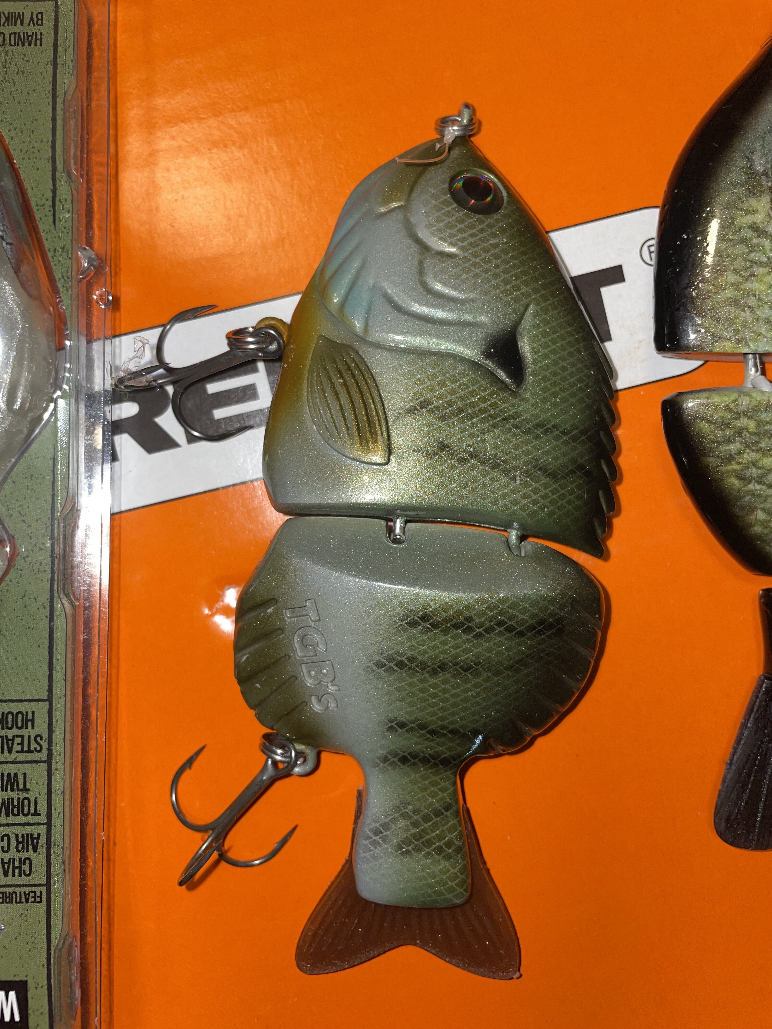 BGC Bluegill Glide bait - Black Market - Swimbait Underground