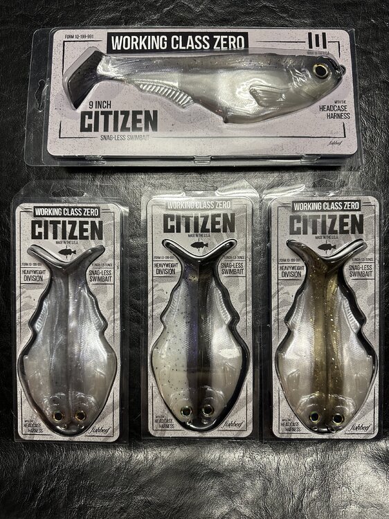 Wcz 9” and 6s citizens - Black Market - Swimbait Underground