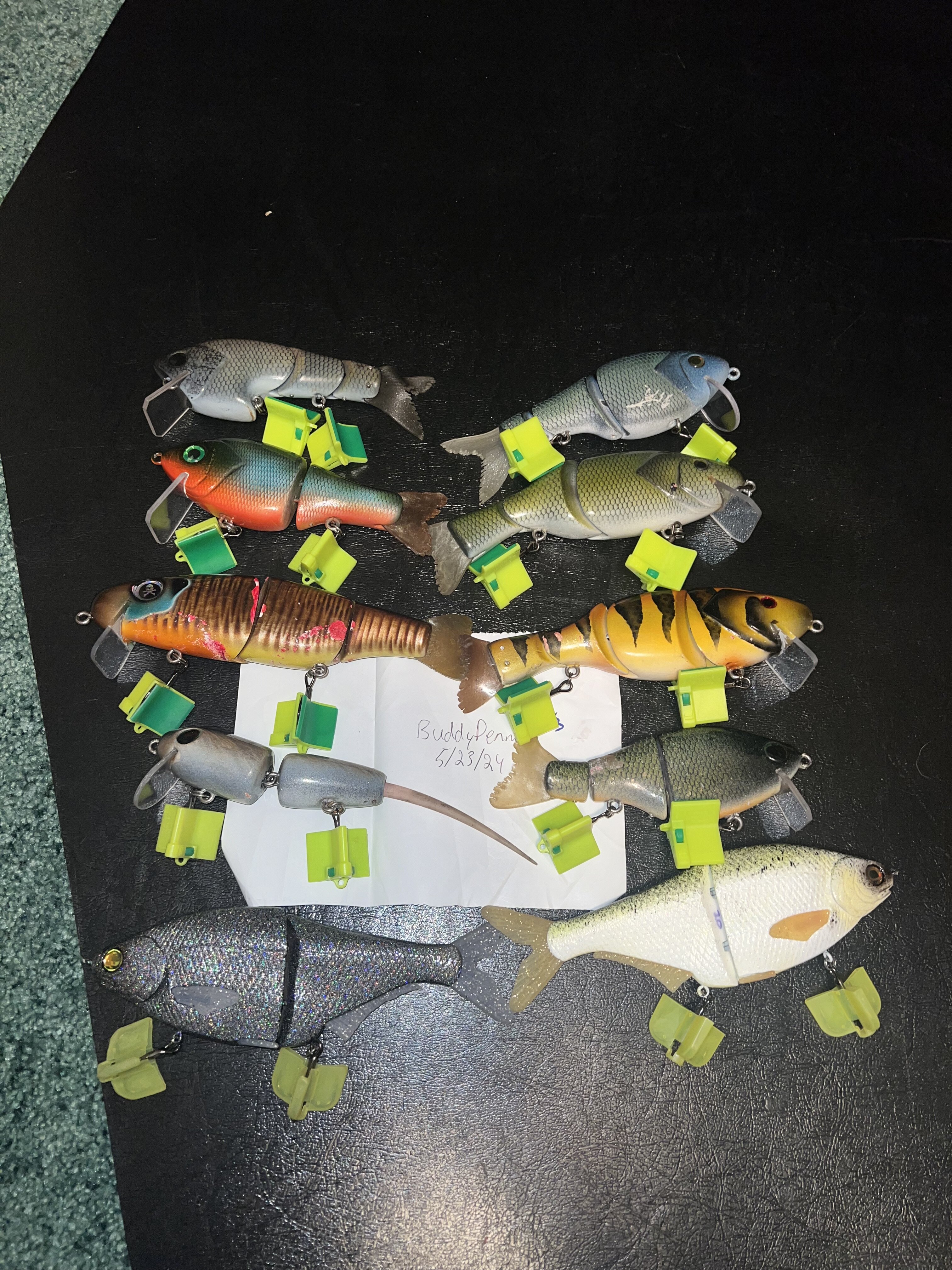 Phoney Frog SHAD GLIDE Swimbait Résine - Édition Limitée 2022, Leurre Pêche Beige
