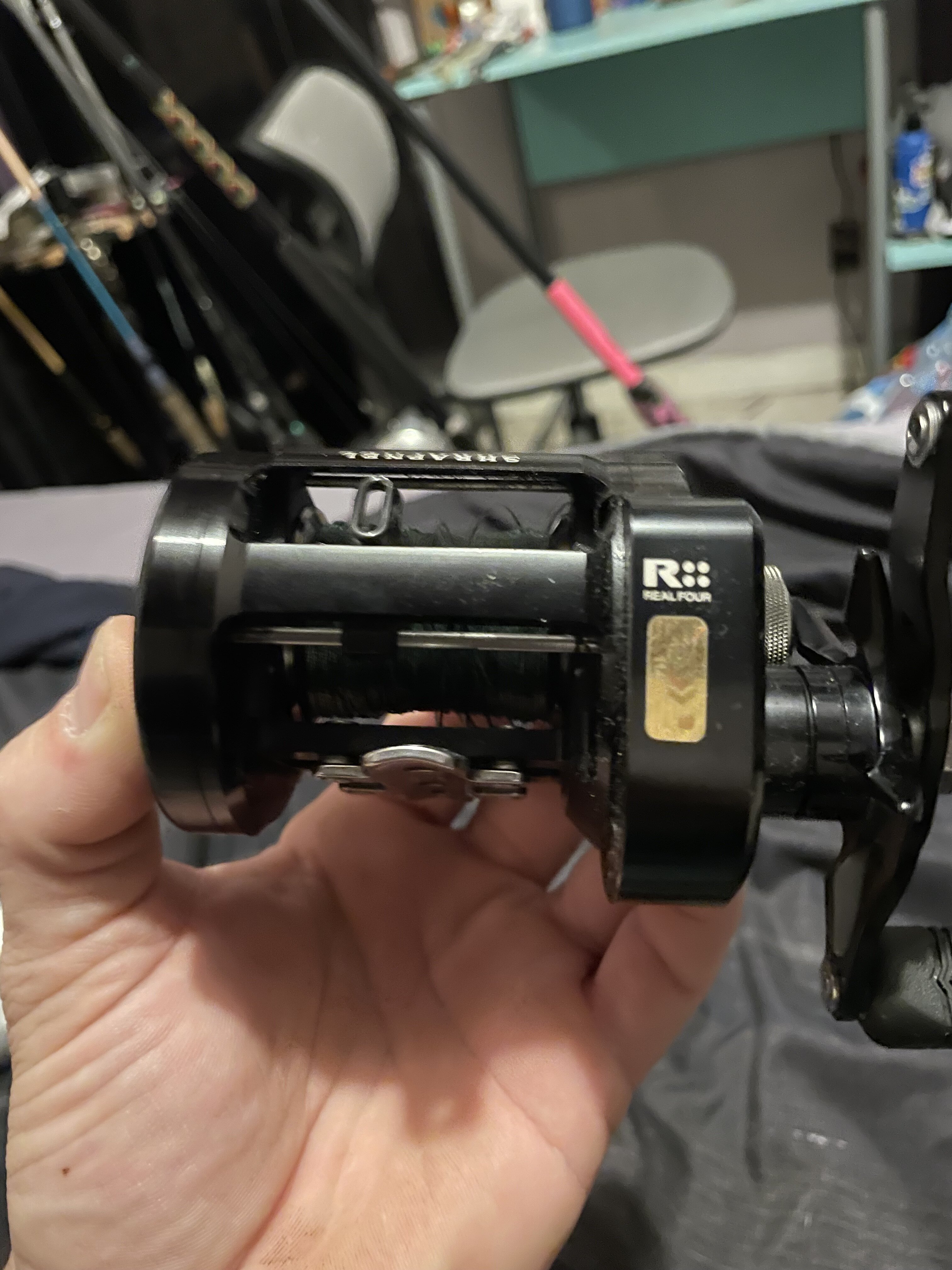 Daiwa ryoga shrapnel C3000HL - Black Market - Swimbait Underground