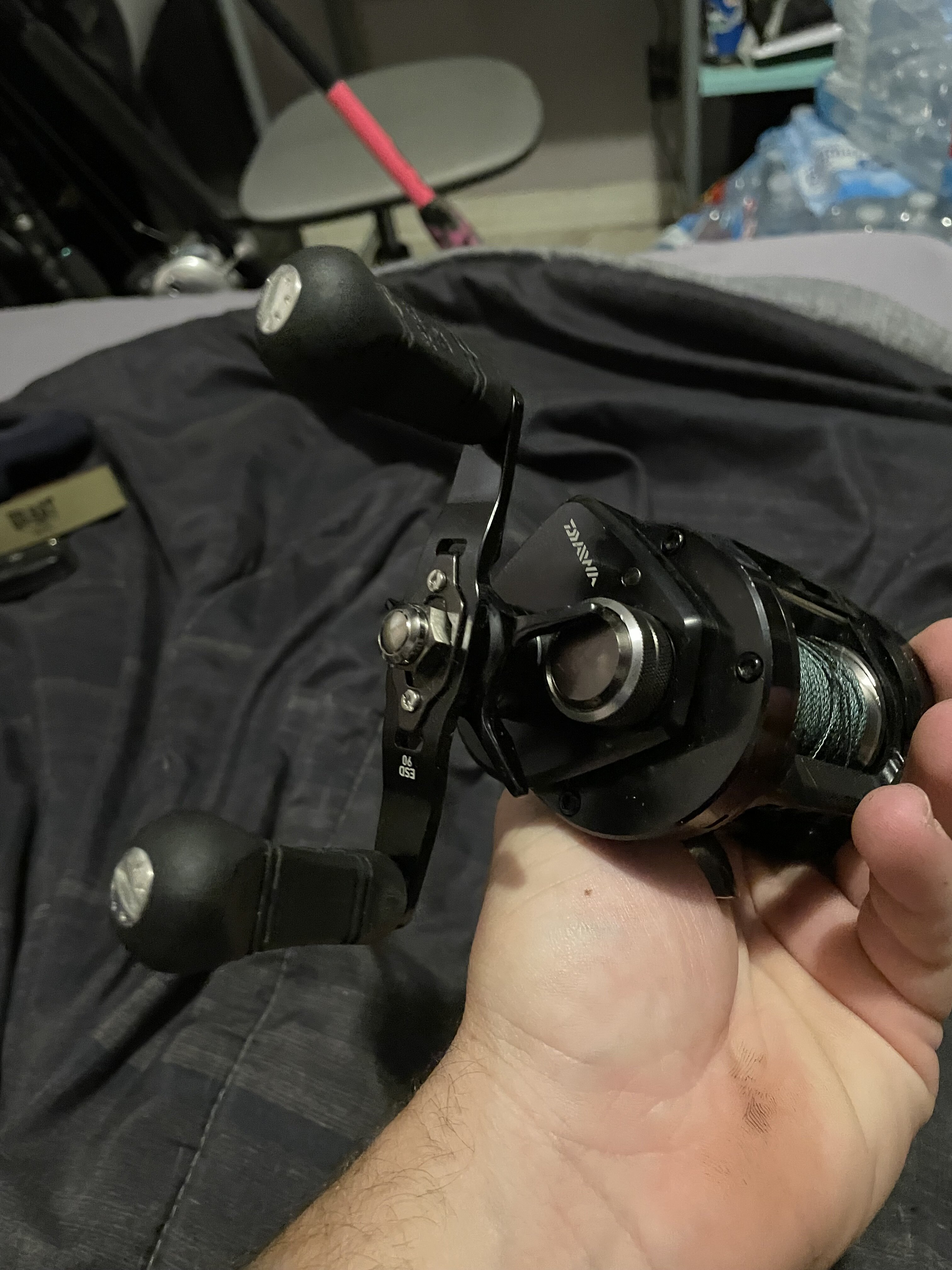 Daiwa ryoga shrapnel C3000HL - Black Market - Swimbait Underground