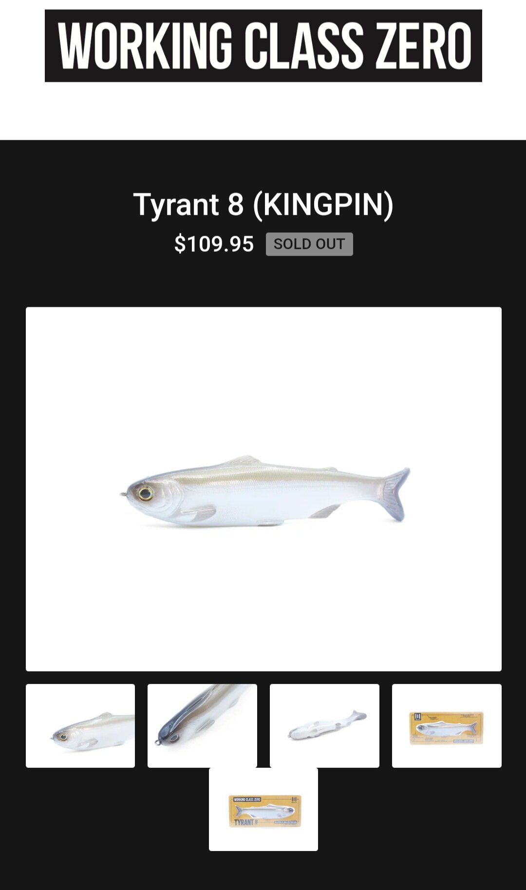 WTT Tyrant 8 for Tyrant 10 - Black Market - Swimbait Underground WTT Tyrant 8 for Tyrant 10 - Black Market - Swimbait Underground