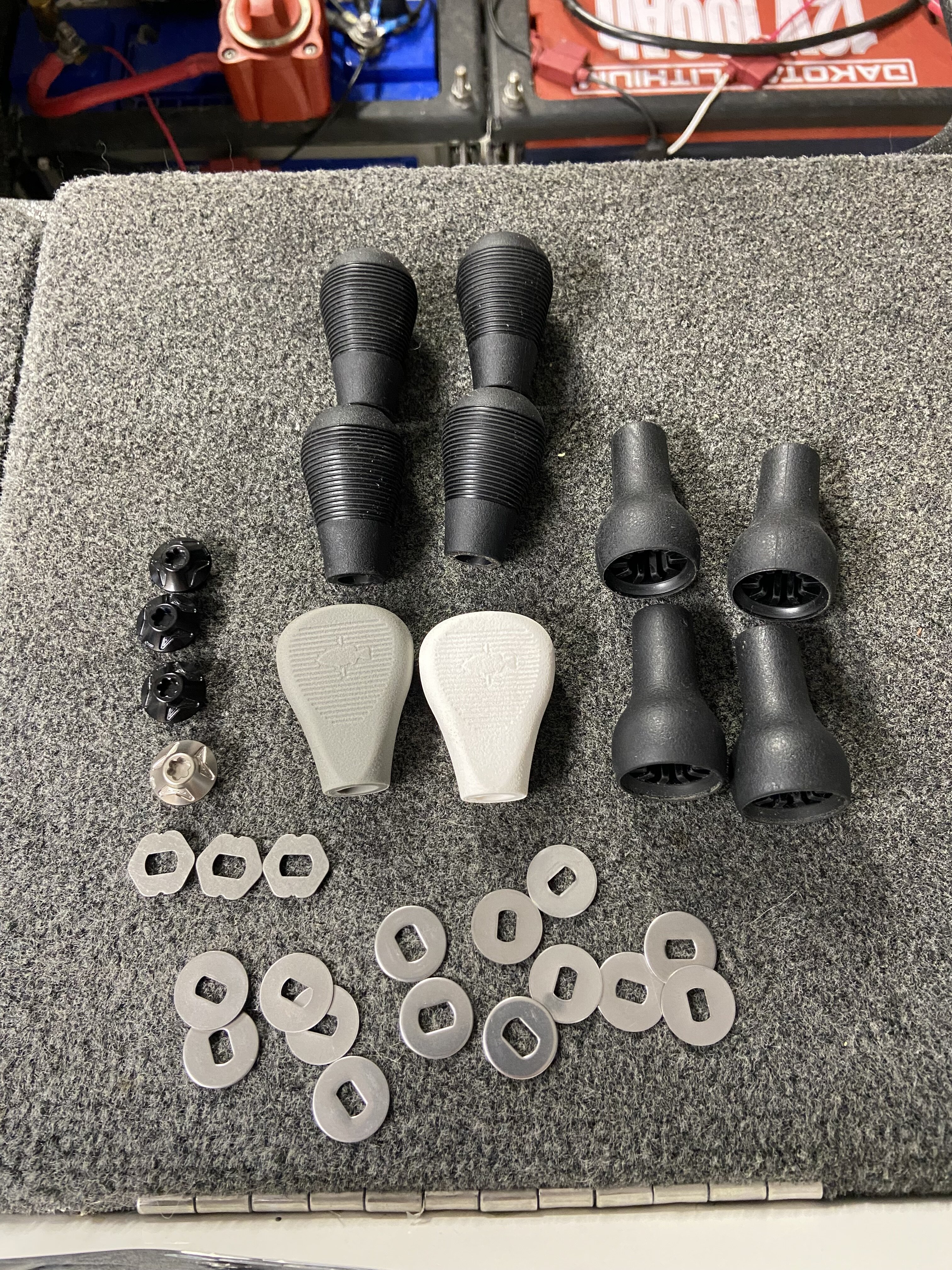 DRT Varial Knobs/Nuts - Black Market - Swimbait Underground